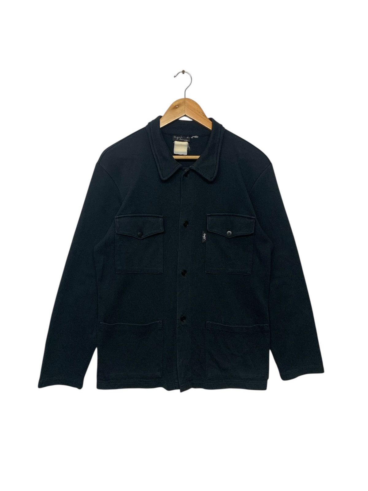 agnes b. Agnes B. Homme Paris Cardigan Button Down Cotton Jacket Size M / US 6-8 / IT 42-44 - 1 Thumbnail