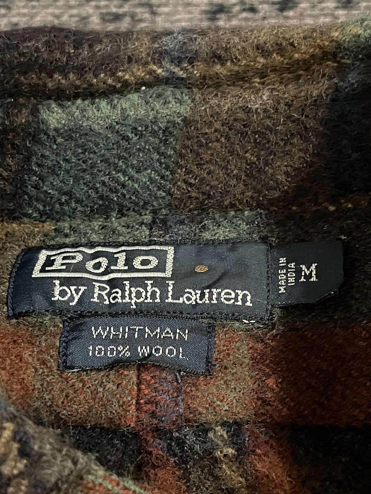 Polo Ralph Lauren Vintage Polo Ralph Lauren Whitman Wool Plaid Shirt Size US M / EU 48-50 / 2 - 12 Thumbnail