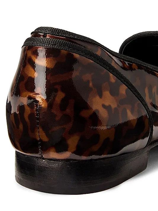 Alexandre Birman os11x1225 Tortoise-Leather Loafers in Multicolor Size US 10 / IT 40 - 5 Thumbnail