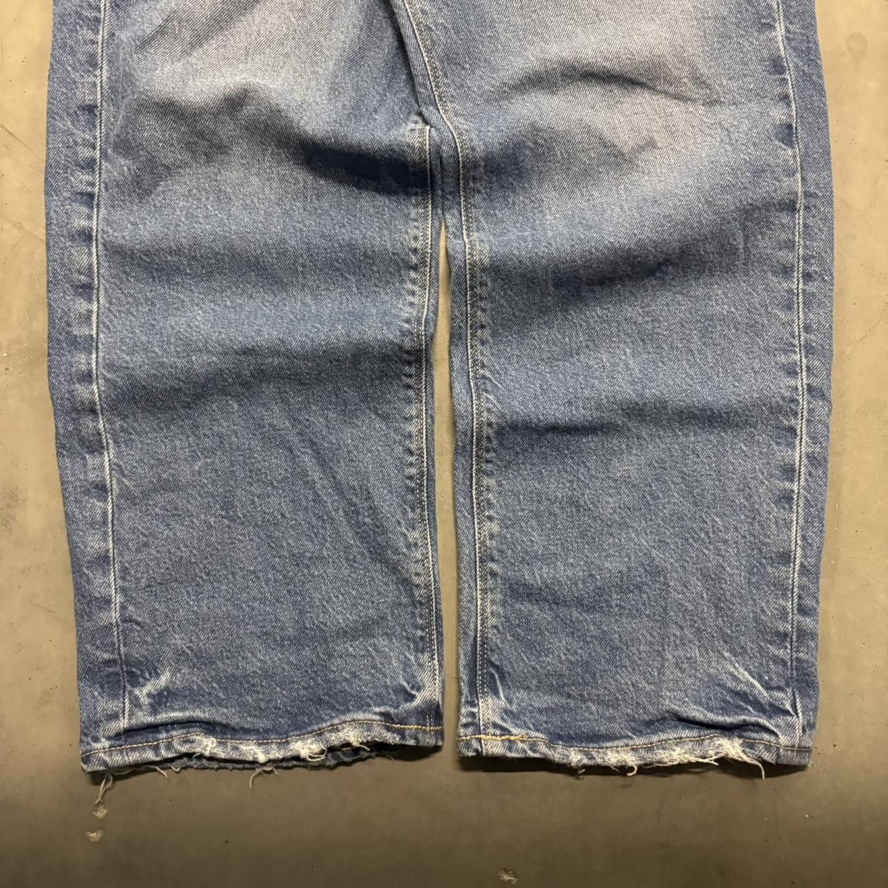 Vintage Crazy Vintage Y2K/2000s Skater Style Streetwear Style Medium Blue Wash Denim Jeans! Size US 36 / EU 52 - 5 Thumbnail