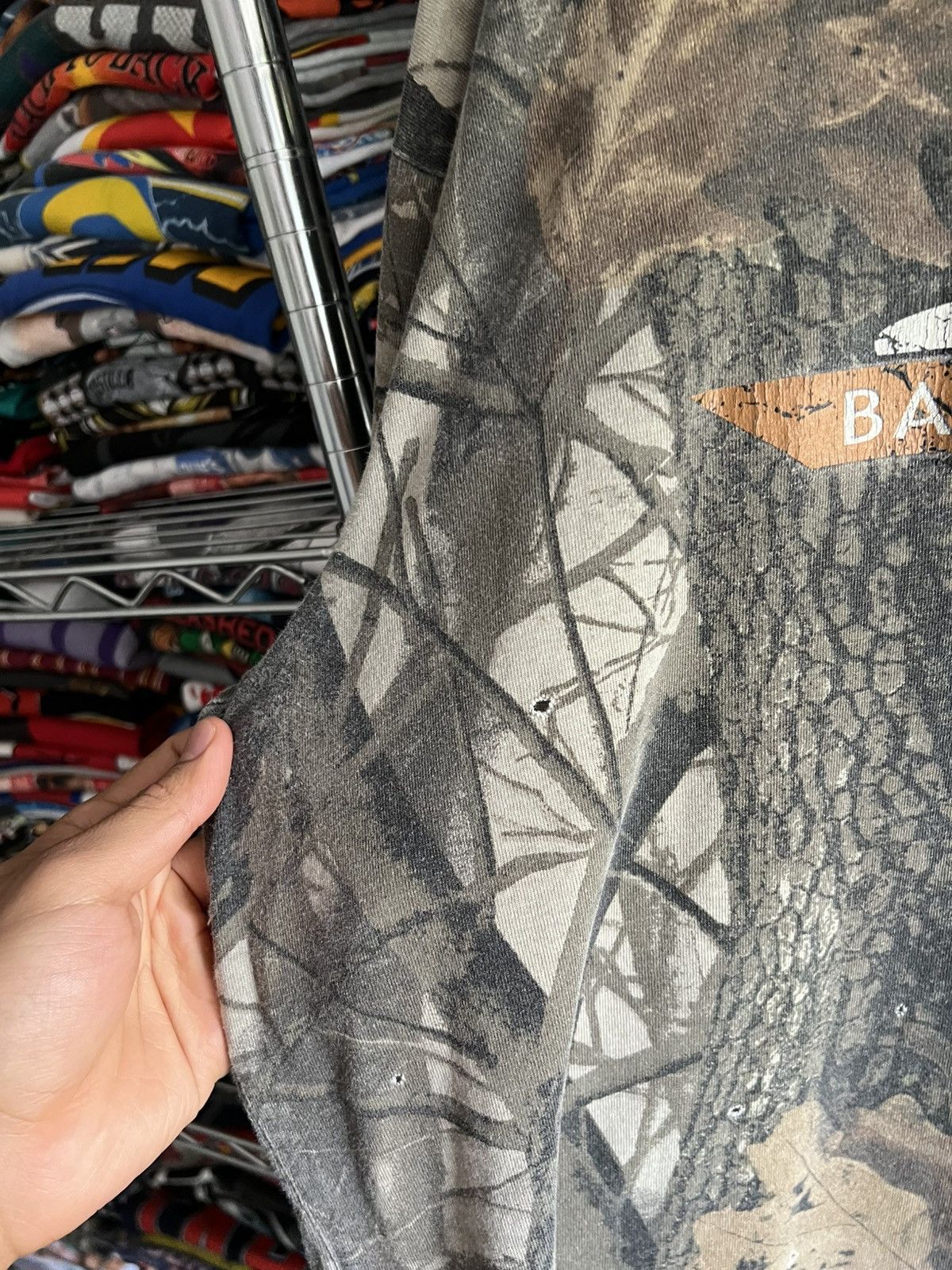 Chase Authentics 90s Back Straps Realtree Taste Great Camo Nascar Hunting Tee Size US XL / EU 56 / 4 - 6 Thumbnail