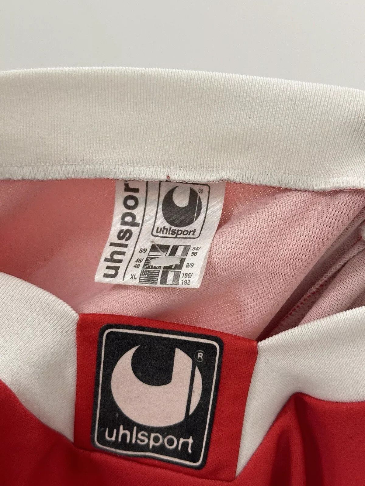 Vintage VINTAGE 1990s UHLSPORT JERSEY SOCCER FOOTBALL SHIRT Size US XL / EU 56 / 4 - 7 Thumbnail