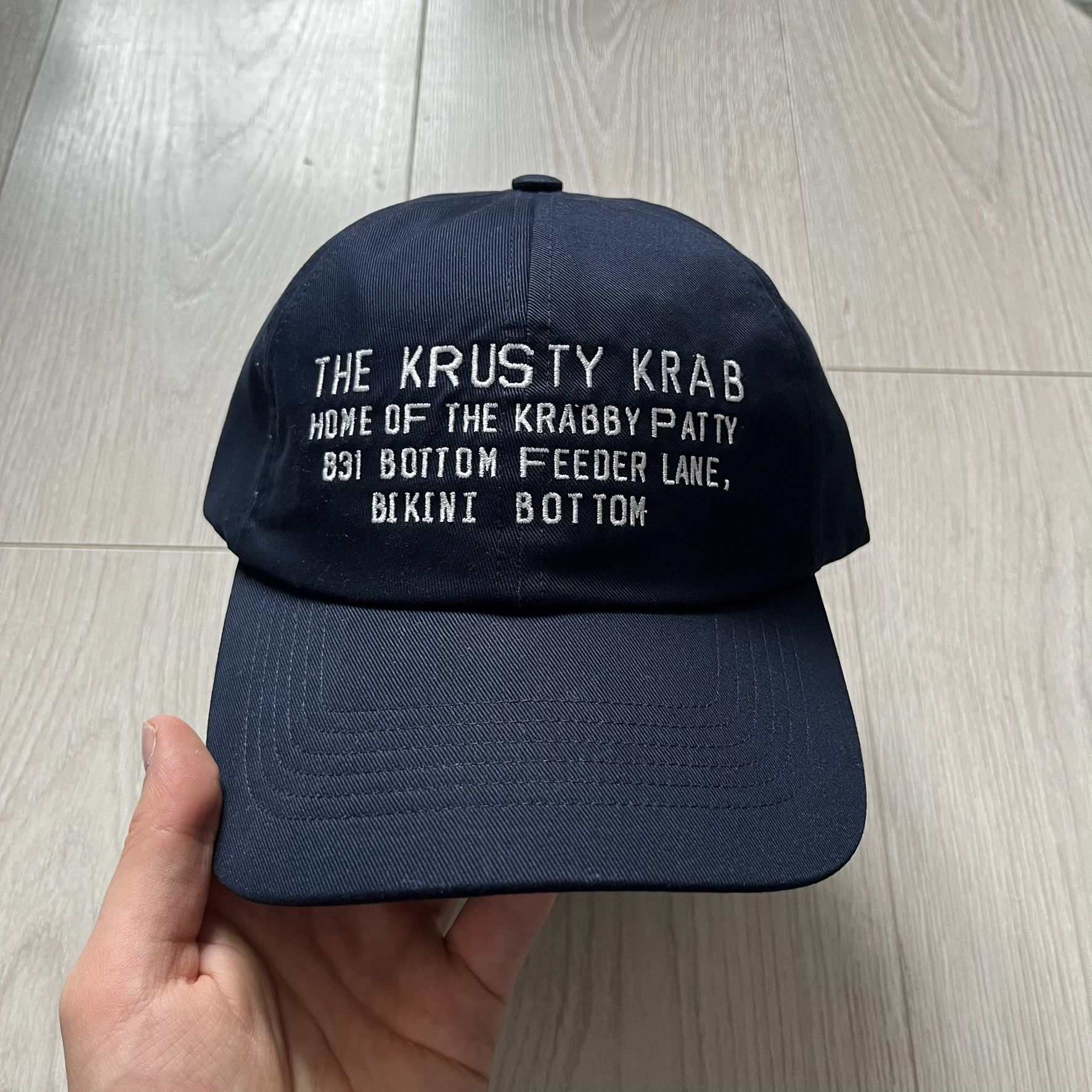 Cactus Plant Flea Market × Uniqlo Uniqlo CPFM Spongebob Navy Cap Size ONE SIZE - 2 Thumbnail