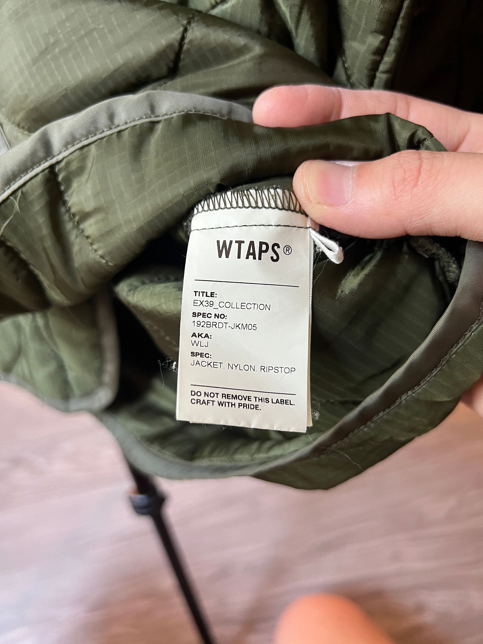 Wtaps WTAP WLJ Nylon Ripstock Jacket Size US S / EU 44-46 / 1 - 12 Thumbnail