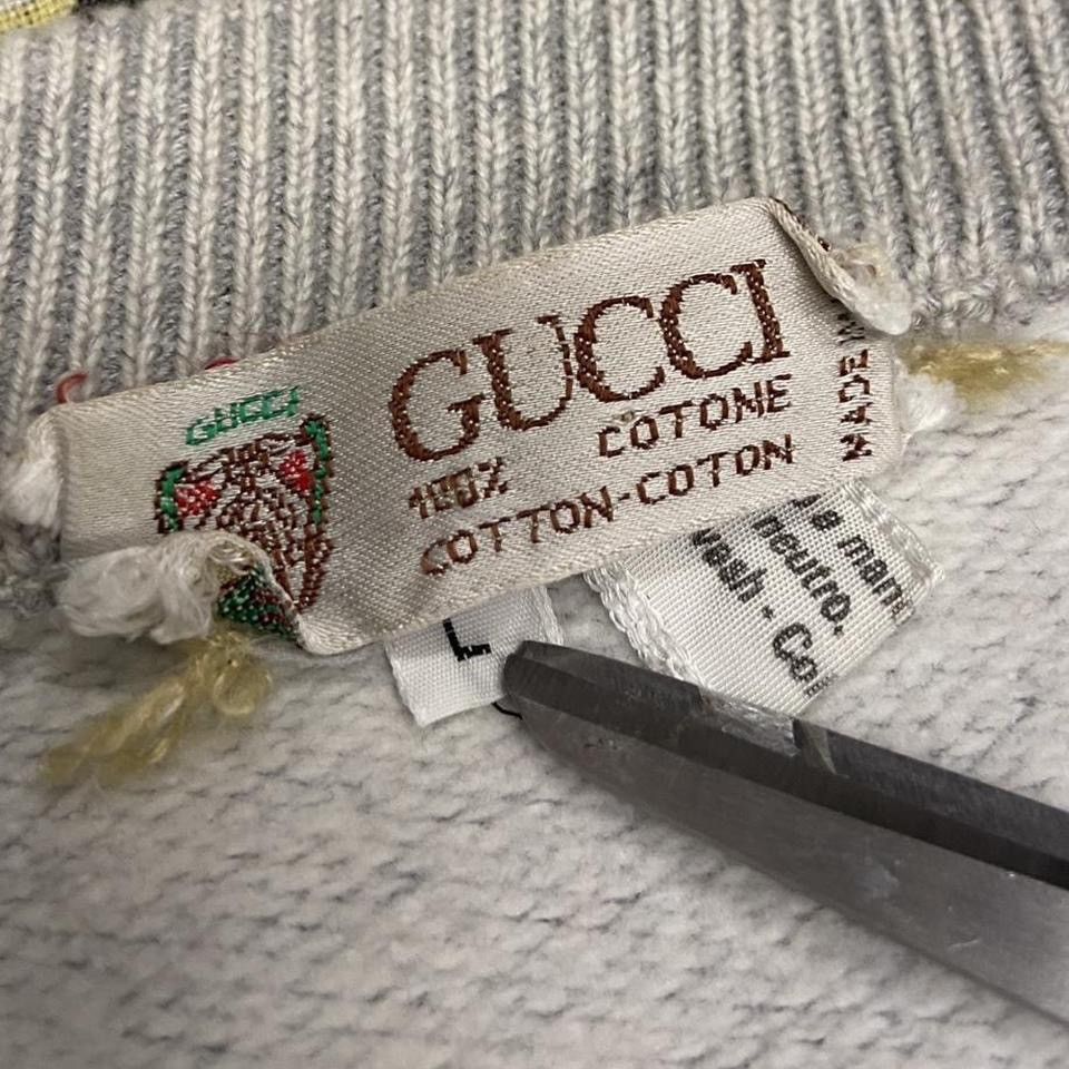 Gucci 1980's Gucci Crewneck Size US L / EU 52-54 / 3 - 4 Thumbnail