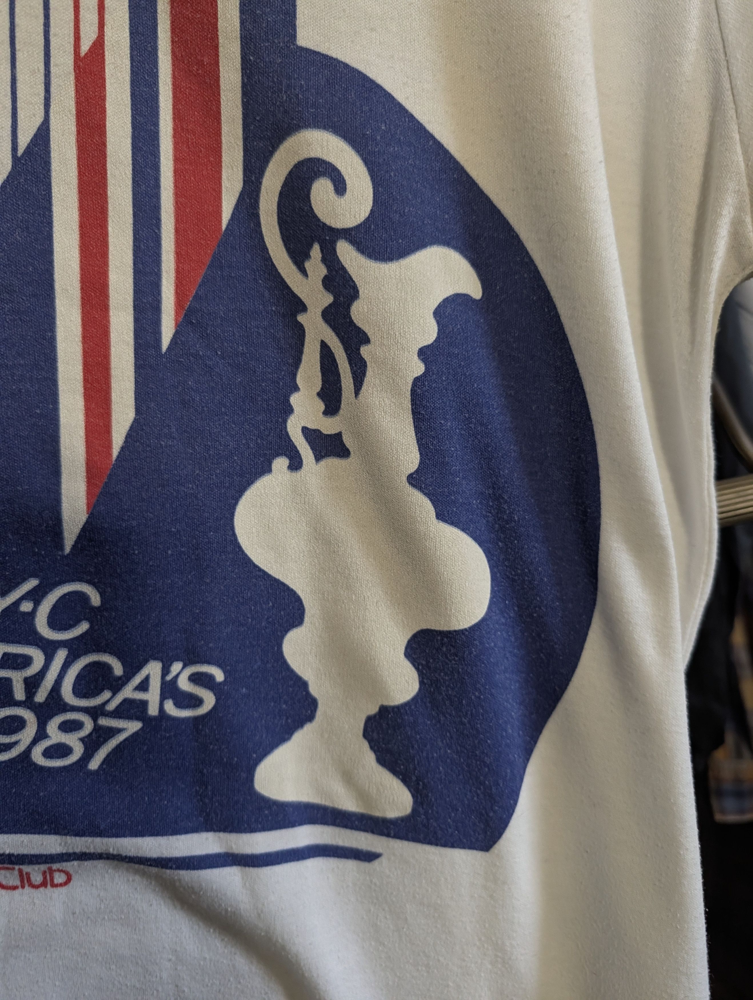 Vintage VTG 1987 Royal Perth Yacht Club Raglan graphic tee Size US XS / EU 42 / 0 - 4 Thumbnail