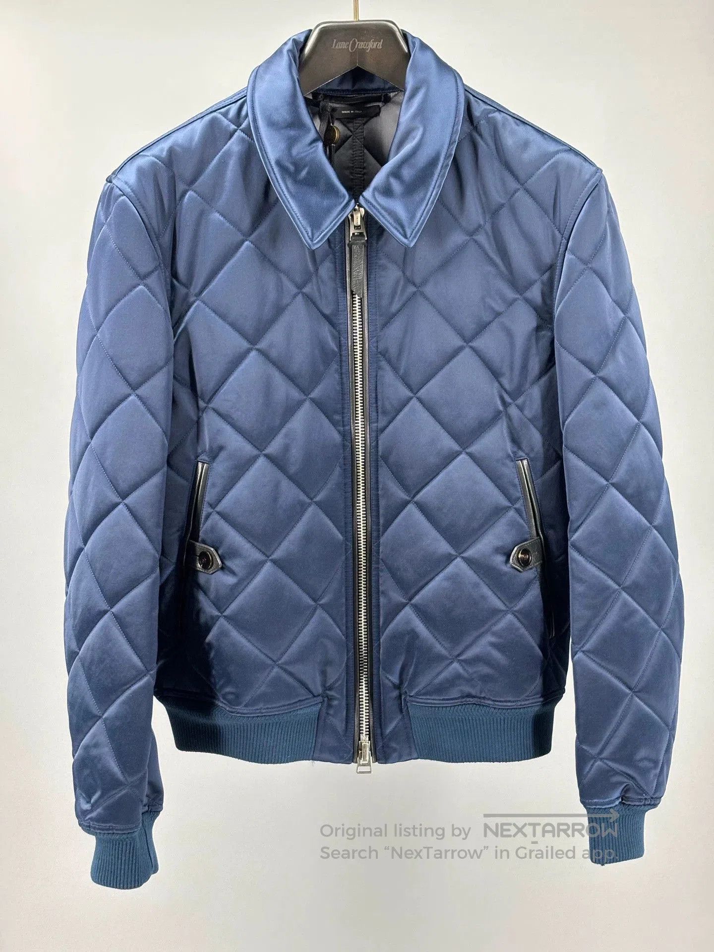 Tom Ford tom ford men's blue quilted jacket. Size US L / EU 52-54 / 3 - 1 Thumbnail