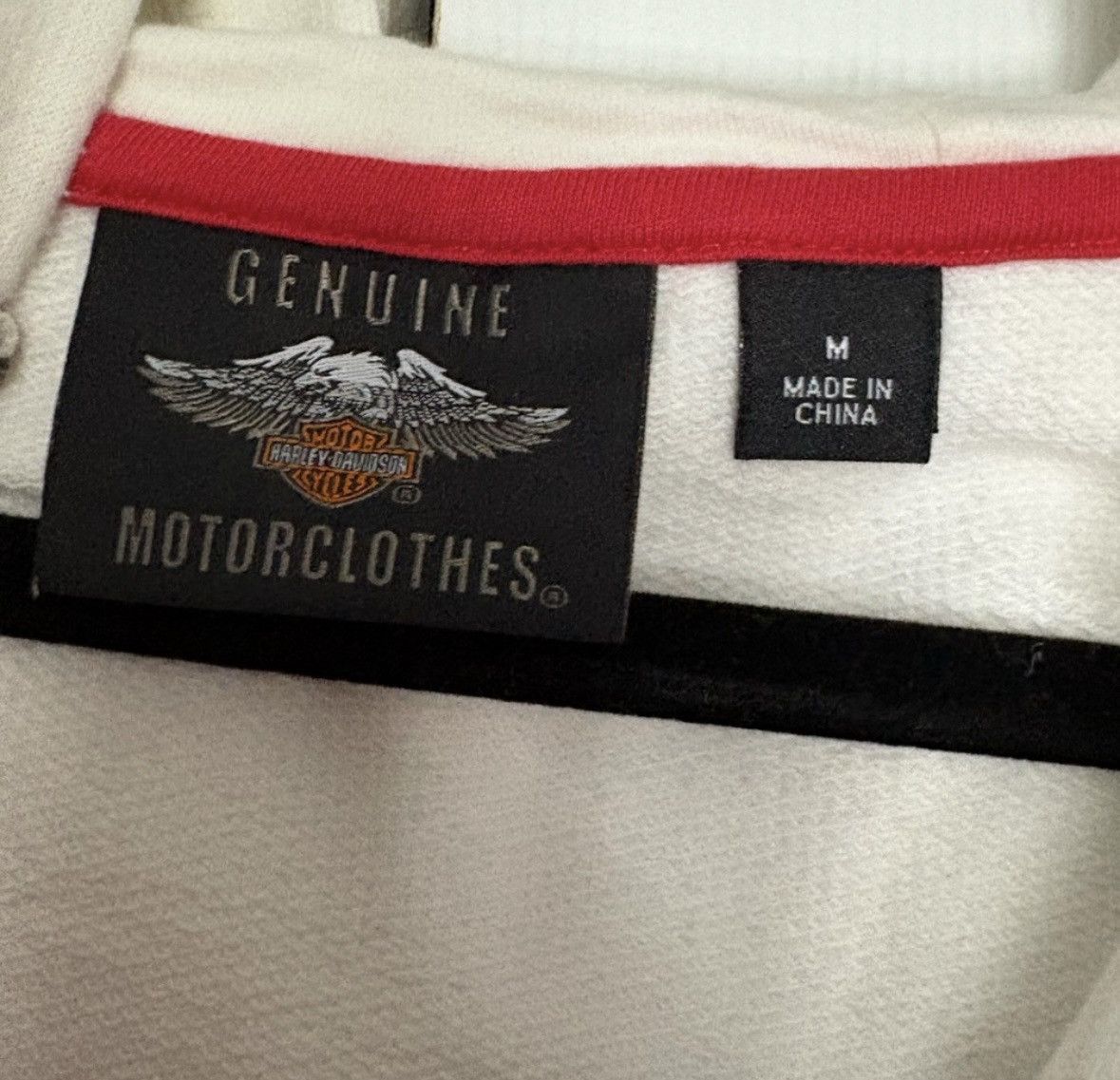 Harley Davidson Harley-Davidson White Black Red Zip Up Sweatshirt Size Med Size M / US 6-8 / IT 42-44 - 2 Thumbnail