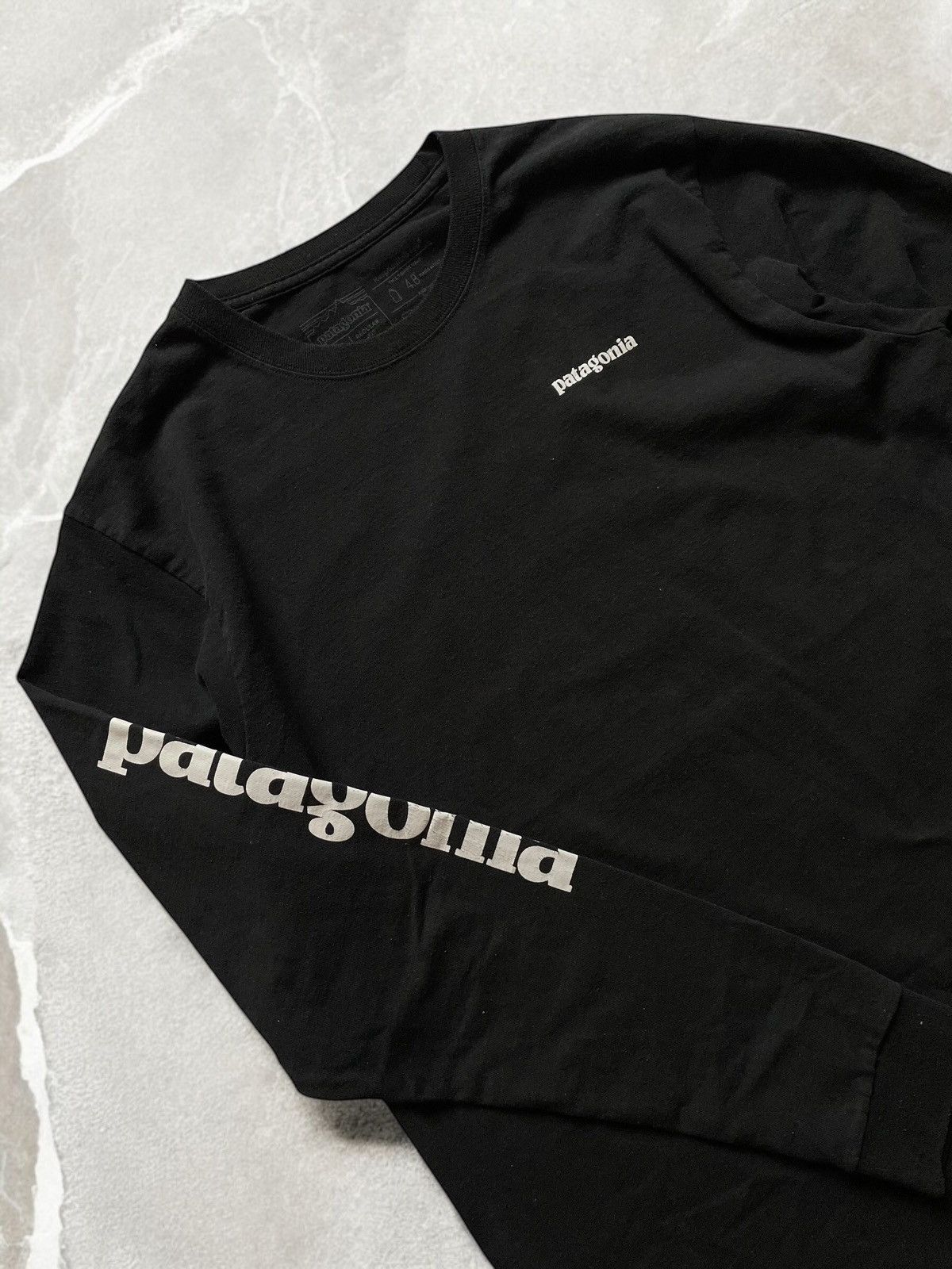 Patagonia × Vintage PATAGONIA BIG LOGO SWEATSHIRT RECYCLED Long Sleeve tee y2k Size US M / EU 48-50 / 2 - 5 Thumbnail