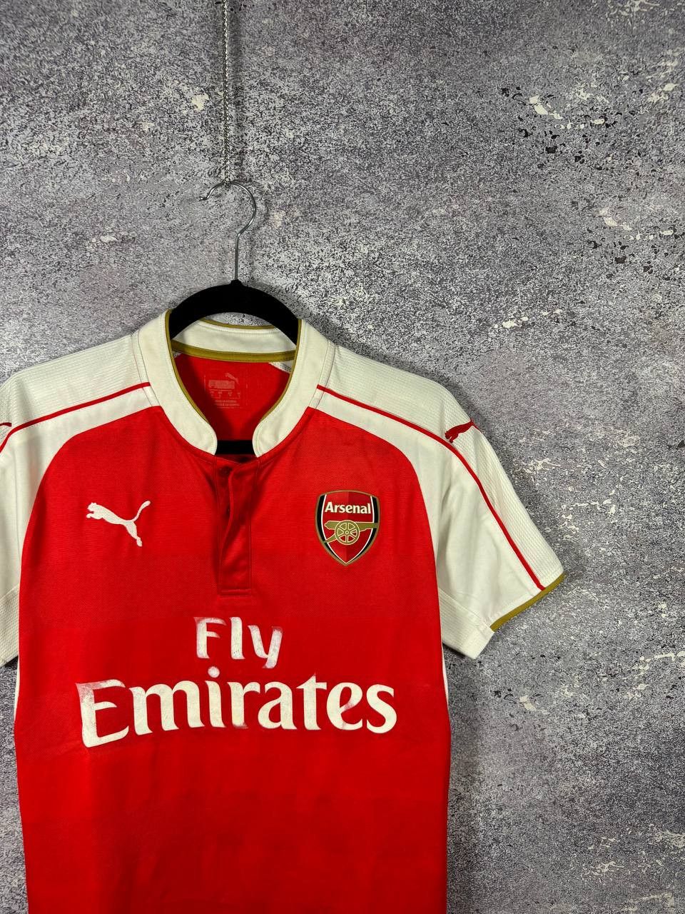 Puma × Vintage Vintage Arsenal 2015/16 Puma Soccer Jersey Blokcore Small Size US S / EU 44-46 / 1 - 2 Thumbnail