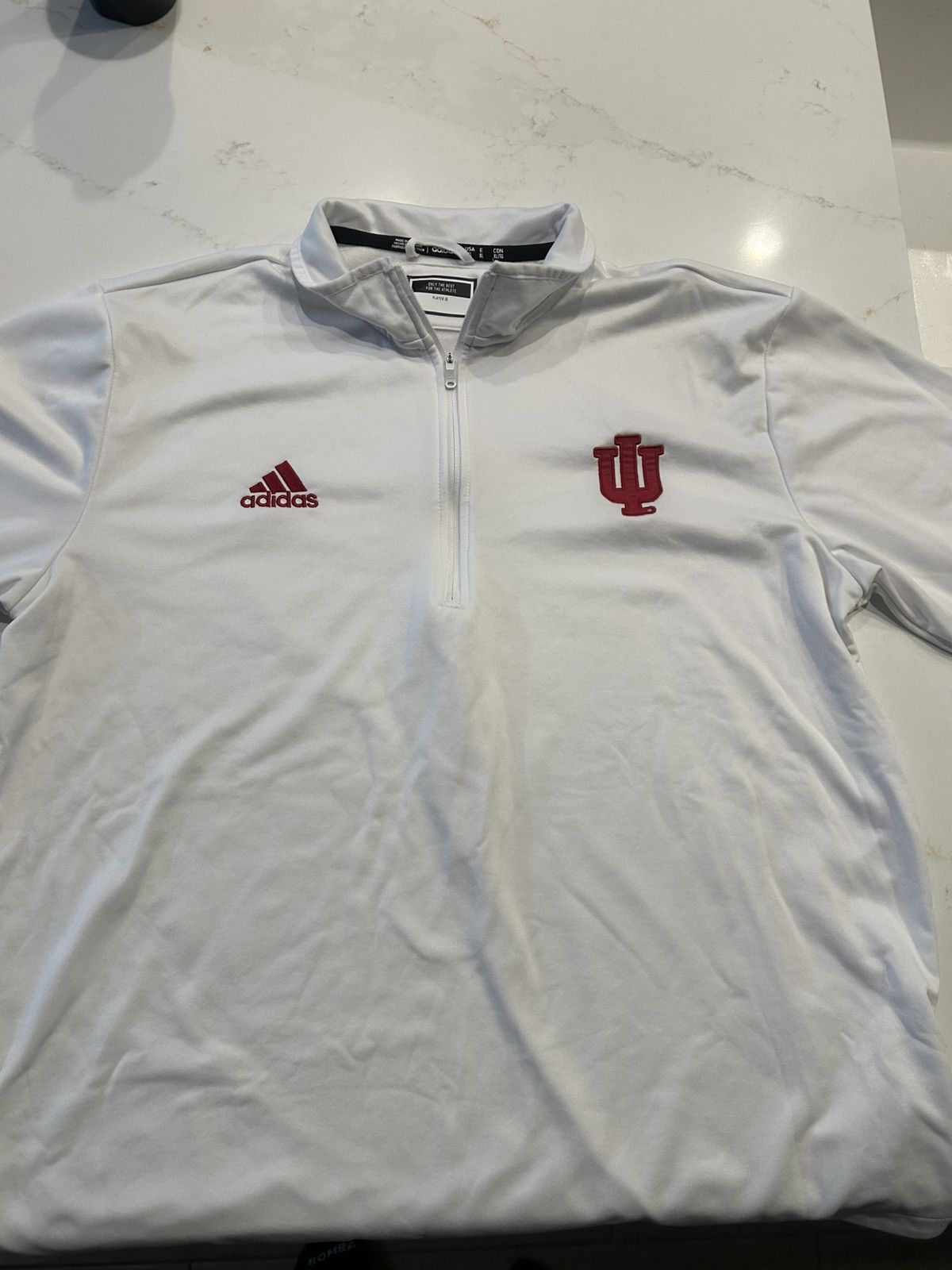 Adidas Men’s Indiana Hoosiers quarter zip Size US XL / EU 56 / 4 - 2 Thumbnail