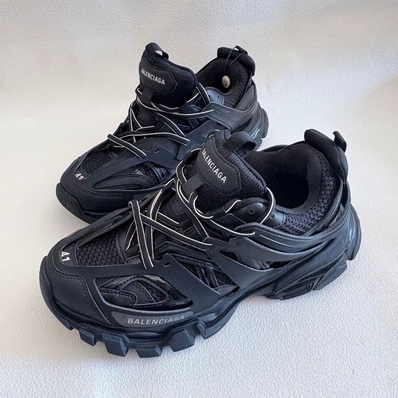 Balenciaga balenciaga track 1.0 sneakers in black Size US 8 / EU 41 - 1 Thumbnail