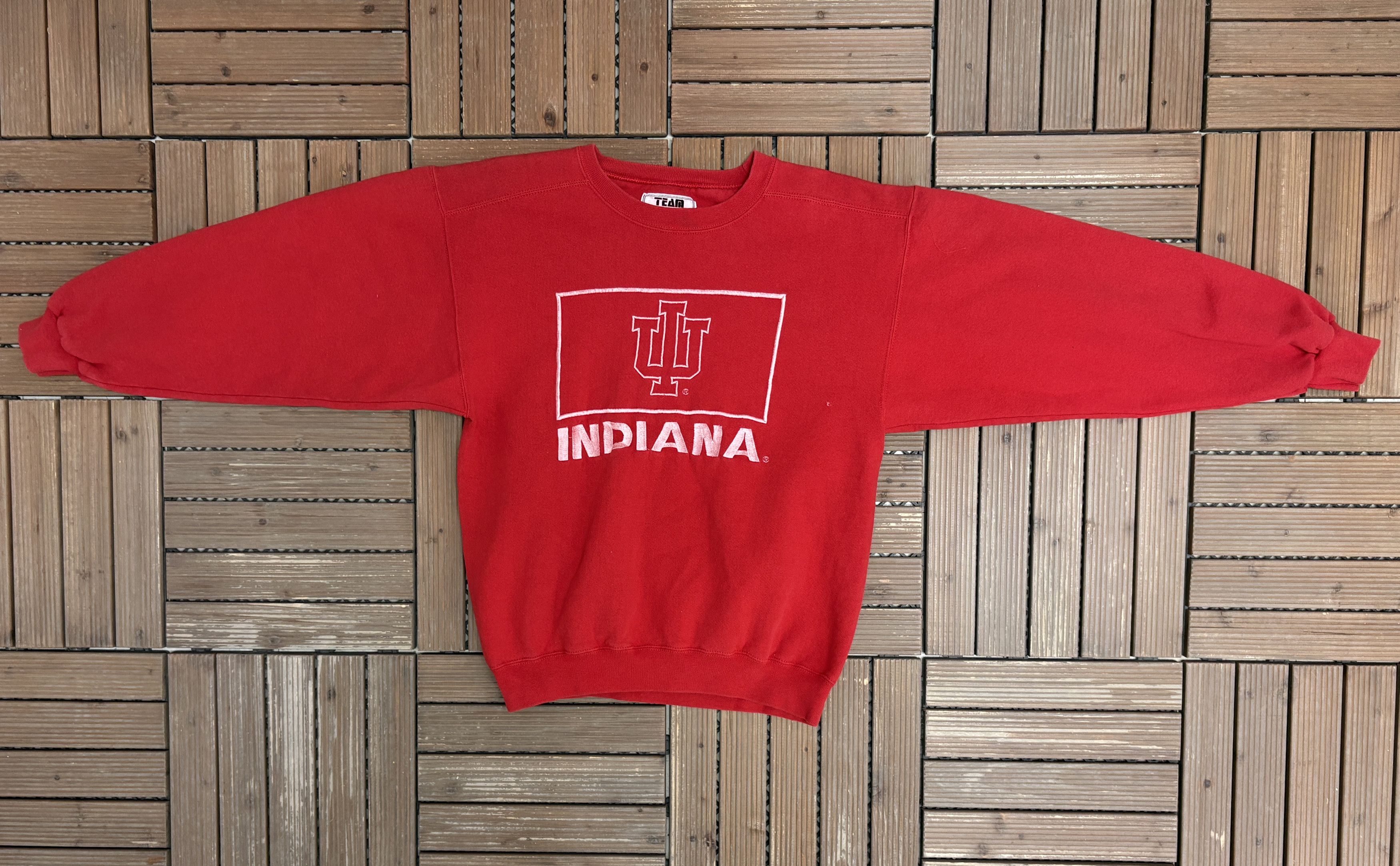Vintage Indiana Hoosiers Embroidered Vintage Red Sweater Crewneck Size US M / EU 48-50 / 2 - 5 Thumbnail