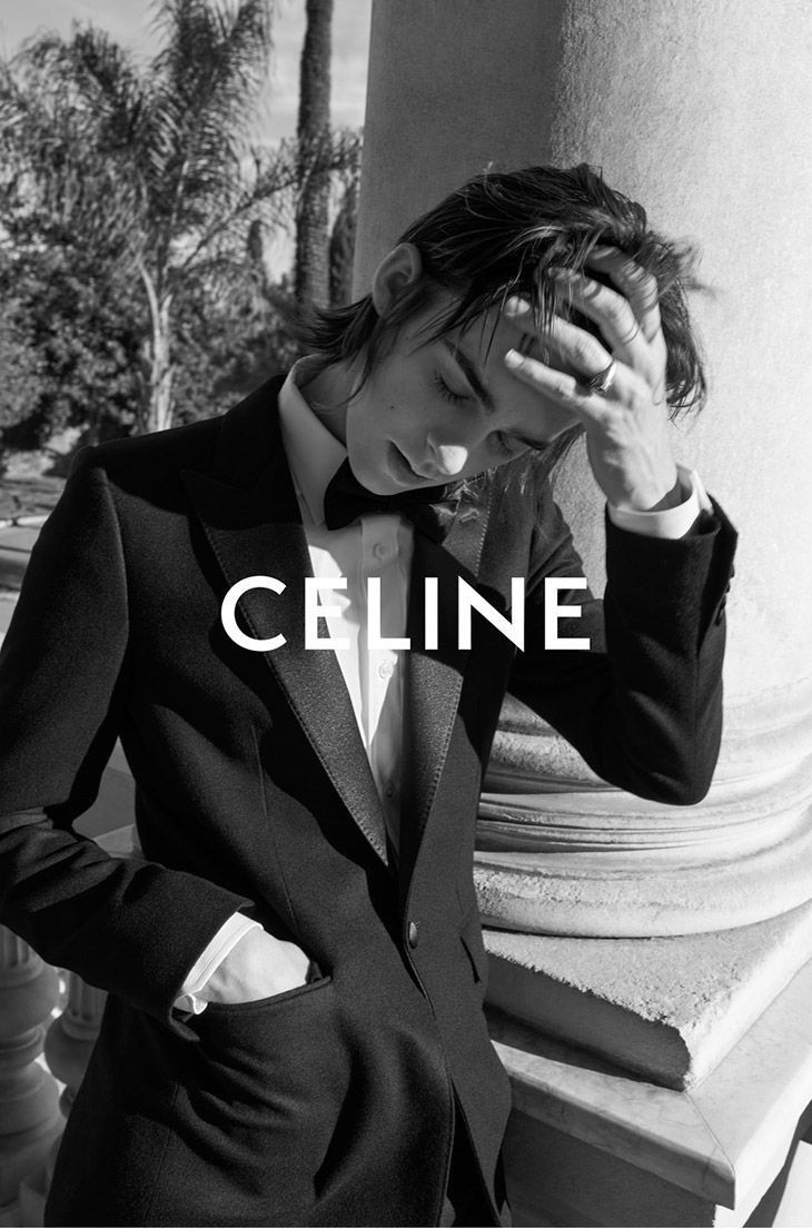 Celine × Hedi Slimane Celine Le Smoking Tuxedo Suit 44 Size 34R - 2 Thumbnail
