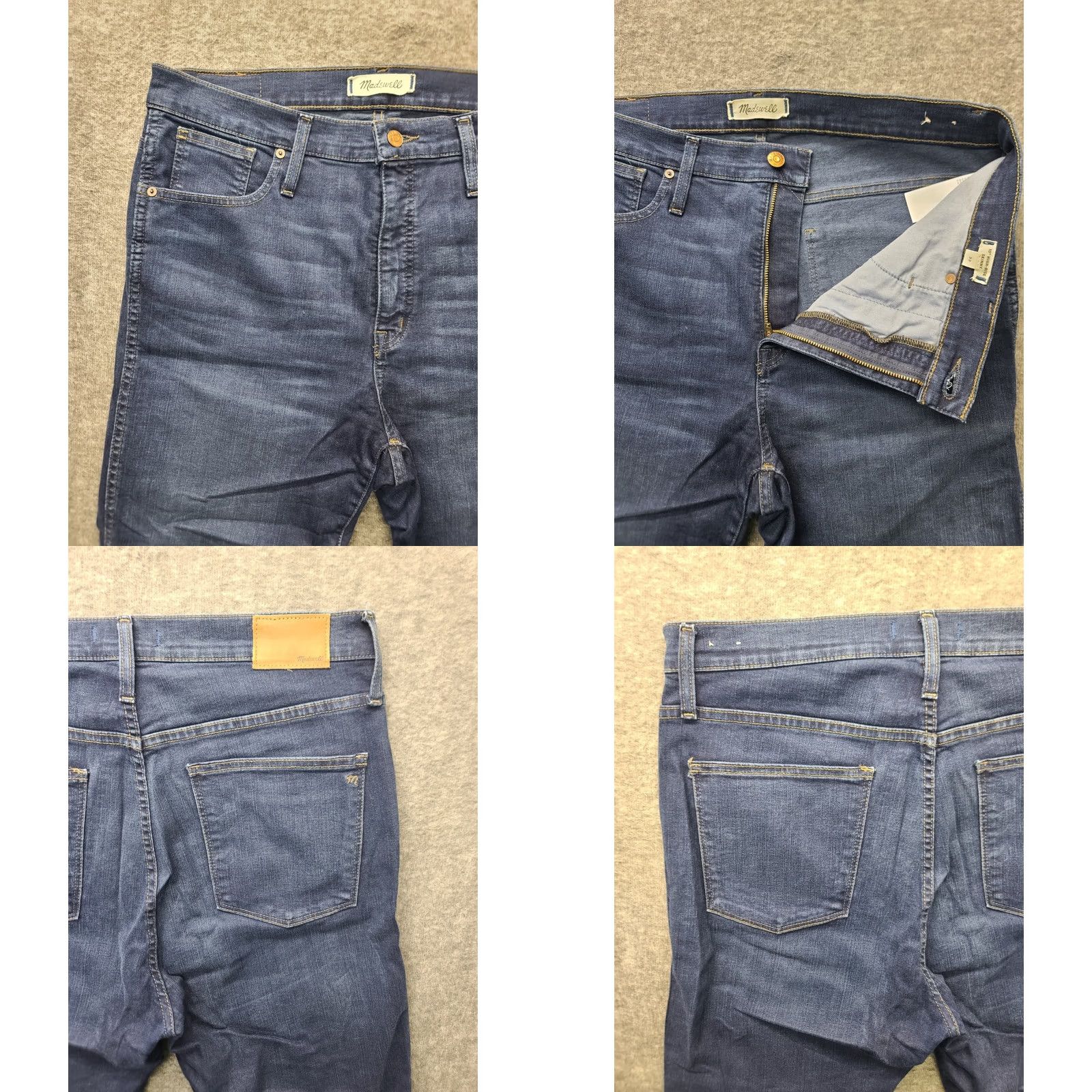 Madewell Madewell Jeans Women’s Size 32×29 High Rise Skinny Stretch Distressed Denim 5-Pocket Blue Slim Regular Womens Size 24" / US 00 / IT 34 - 9 Thumbnail