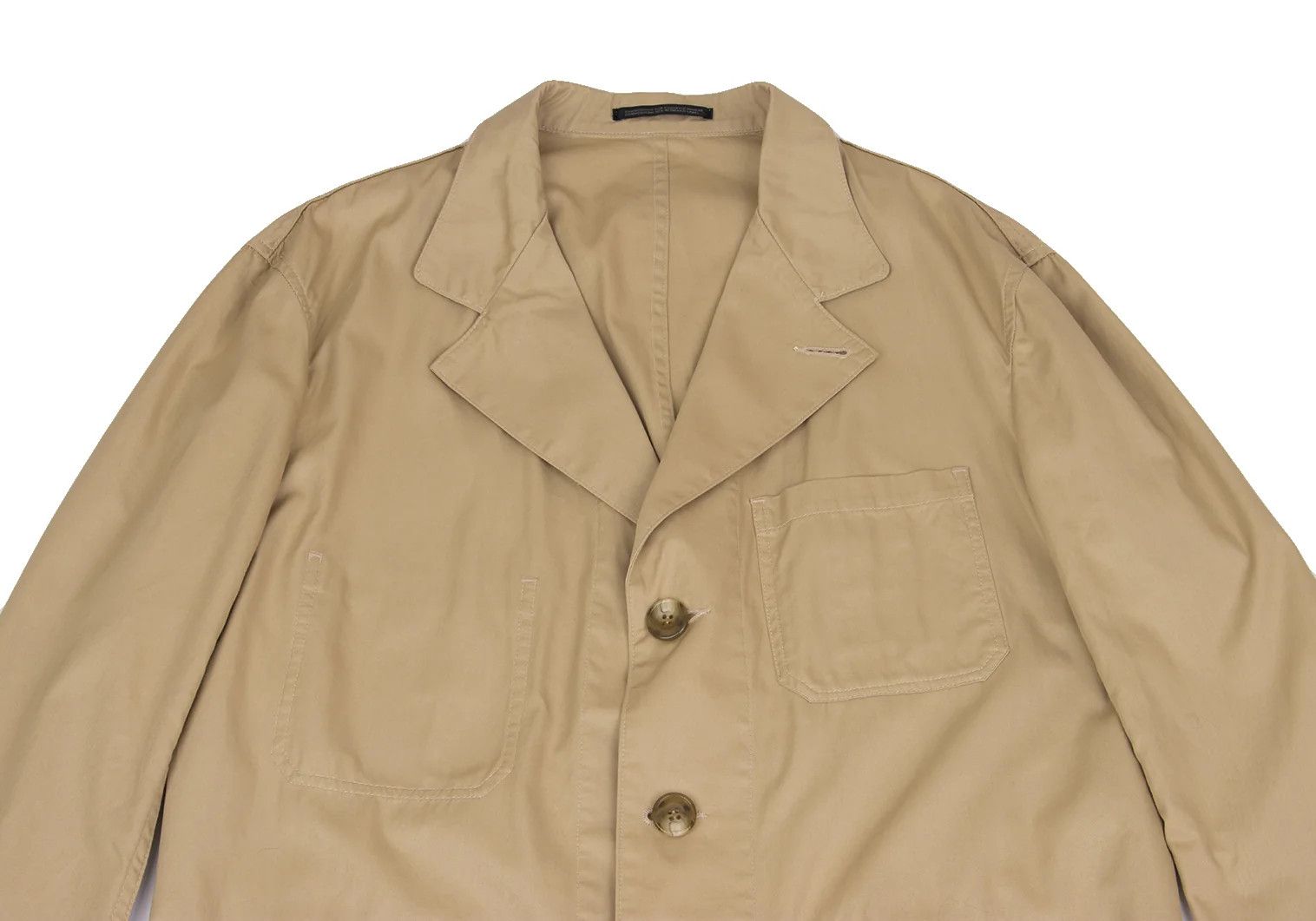 Yohji Yamamoto Yohji Yamamoto 4B Patch Pocket Long Jacket Size US XL / EU 56 / 4 - 2 Thumbnail