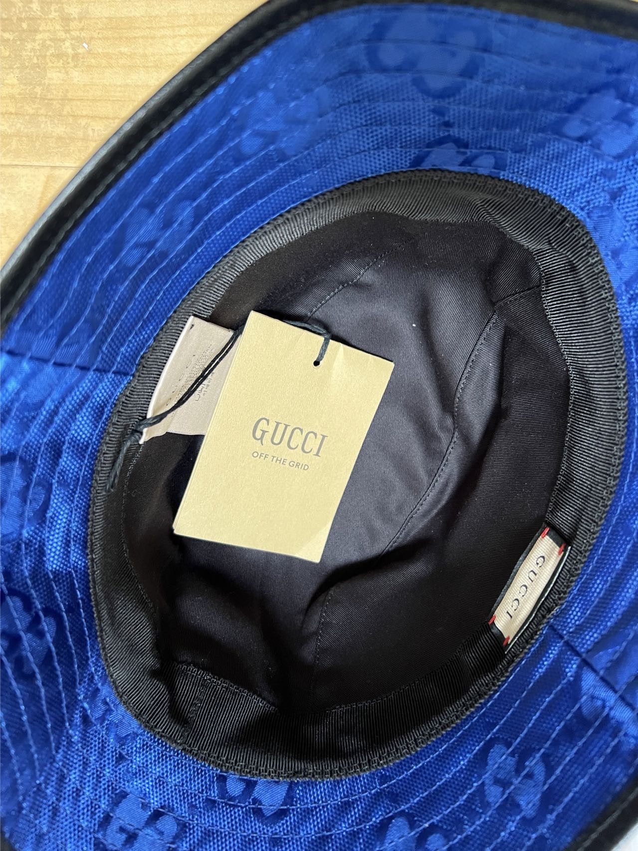 Gucci Gucci Off The Grid Bucket Hat Blue Size ONE SIZE - 11 Thumbnail