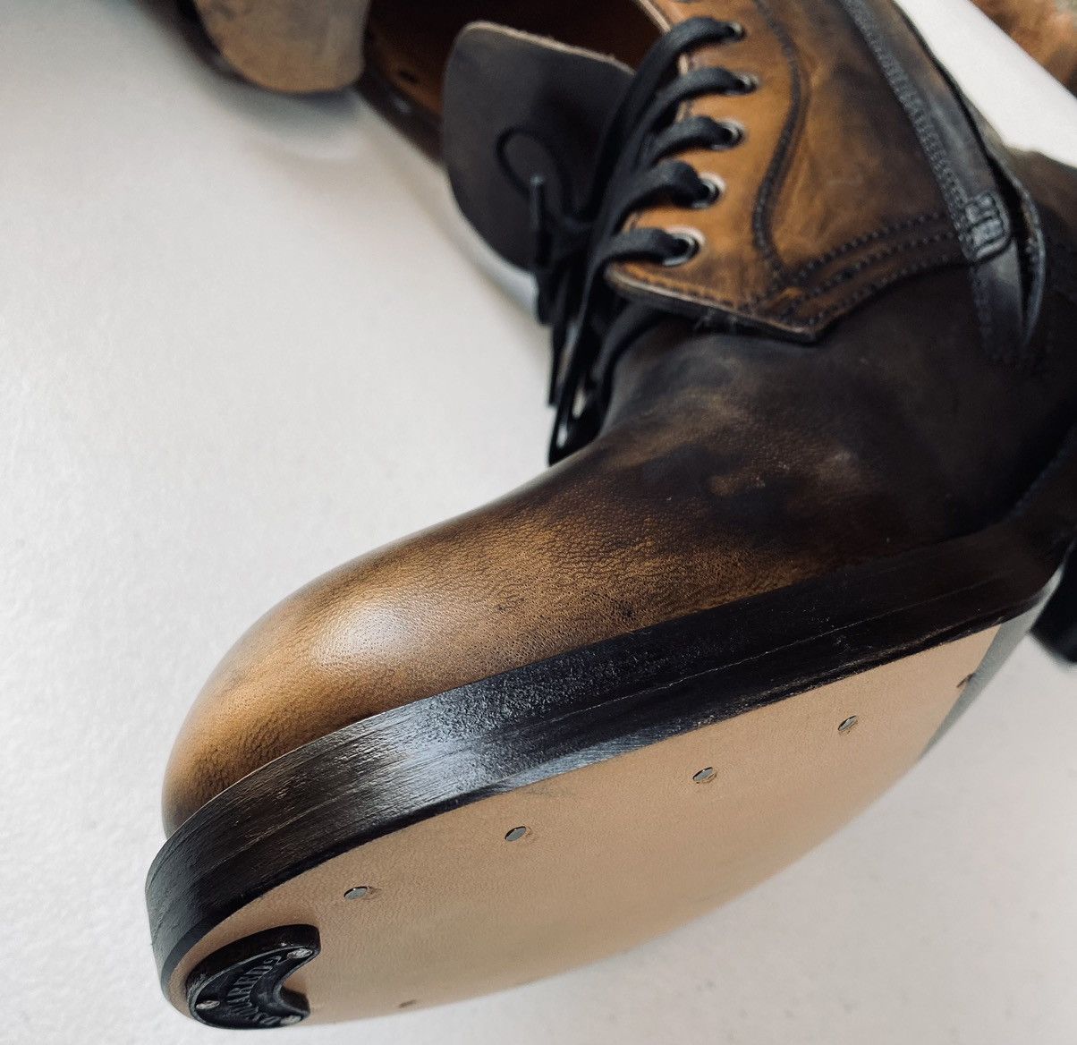 Dsquared2 Dsquared2 🇮🇹 marbled Brown calf Goodyear ankle boots 12 NEW Size US 12 / EU 45 - 3 Thumbnail