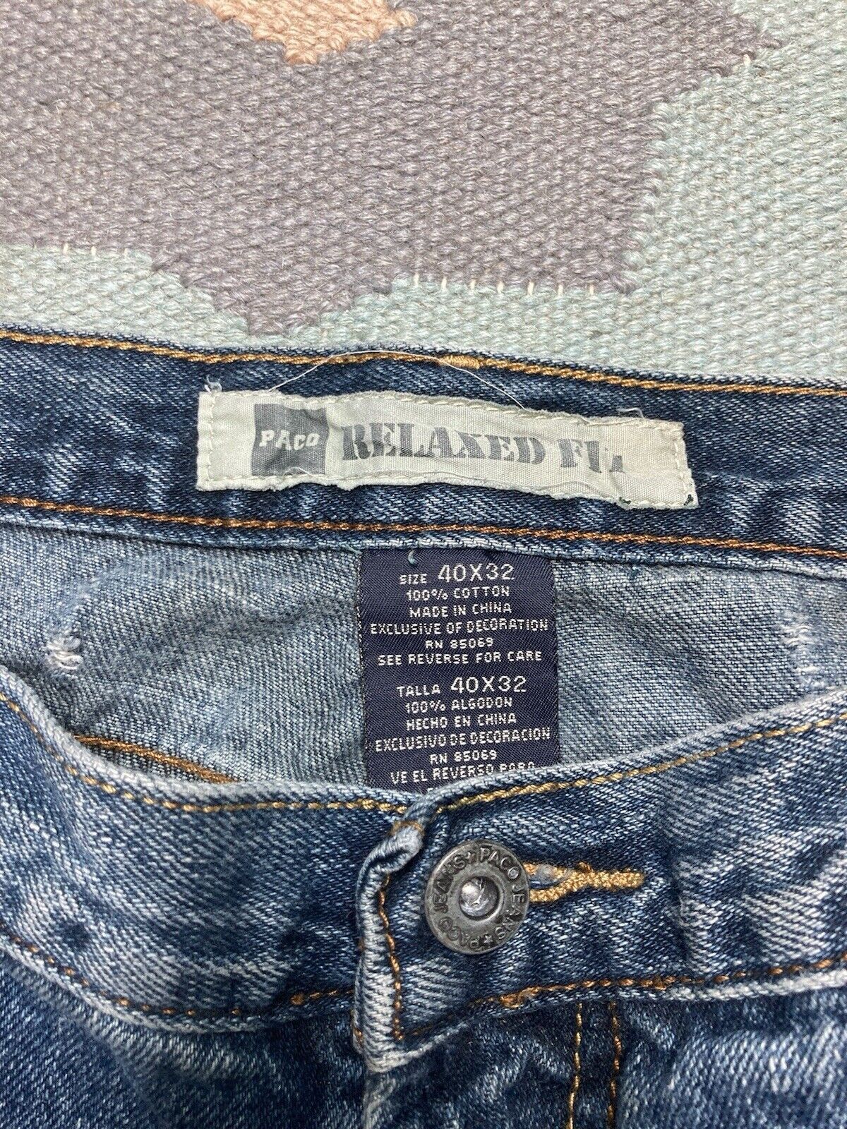 JNCO × Vintage Vtg y2k baggy jeans paco pipes faded skater JNCO style 40x31 Size US 40 / EU 56 - 7 Thumbnail