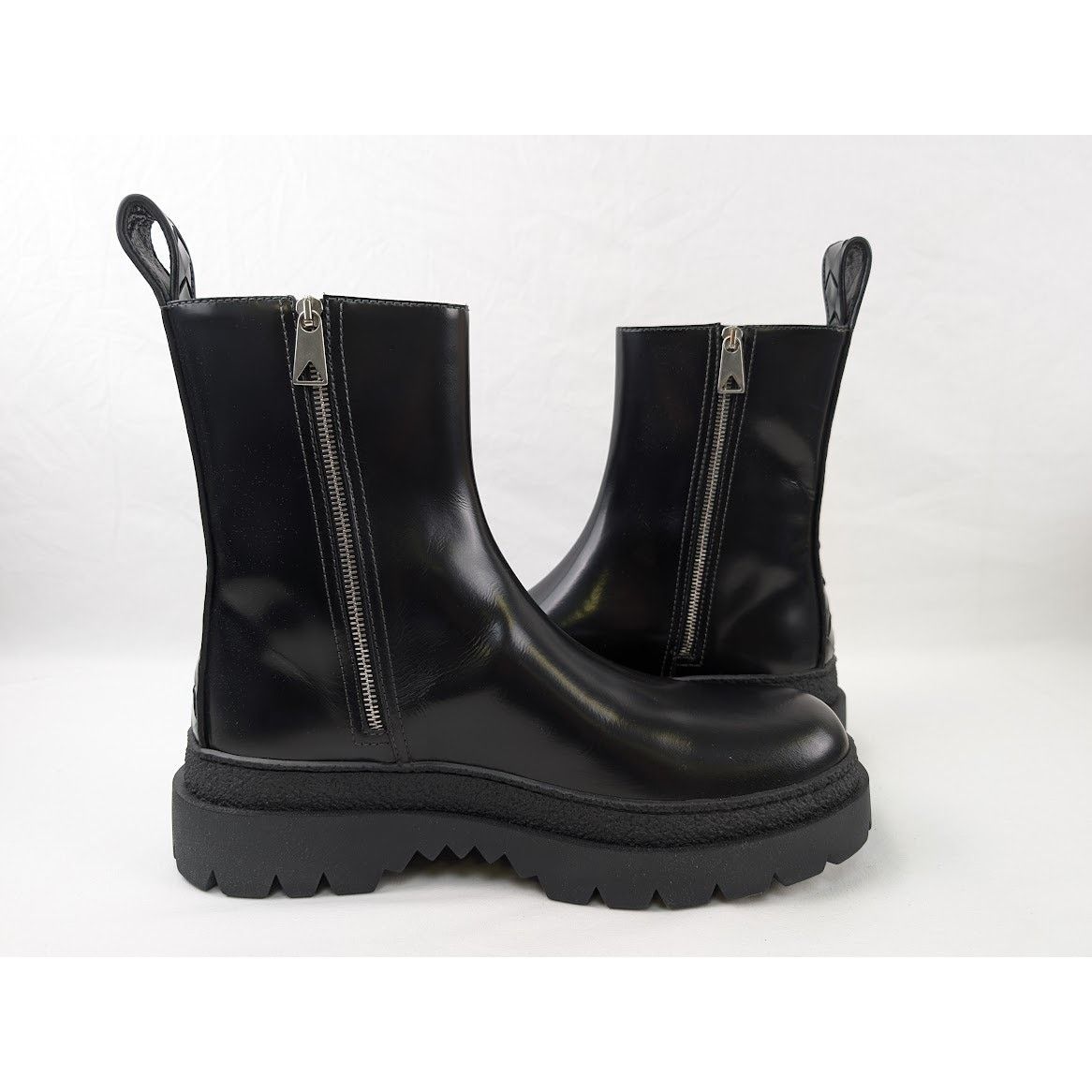 Bottega Veneta o1rshd1 Texas Calf Highway Ankle Boot in Black 45 Size US 12 / EU 45 - 10 Thumbnail