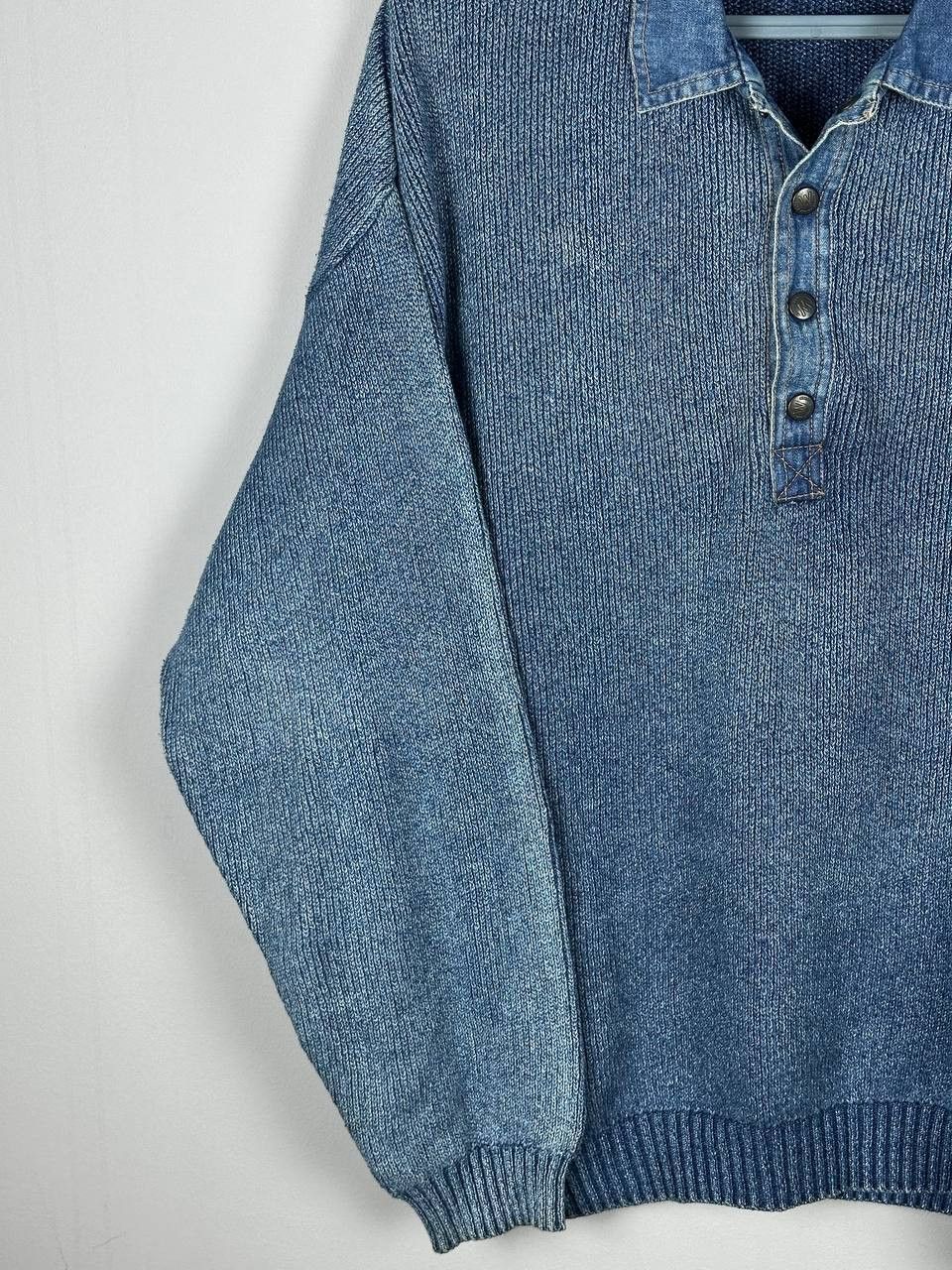 Vintage Vintage Blue Willi’s Nautical Knit Sweater Sailboat Denim Size US L / EU 52-54 / 3 - 6 Thumbnail