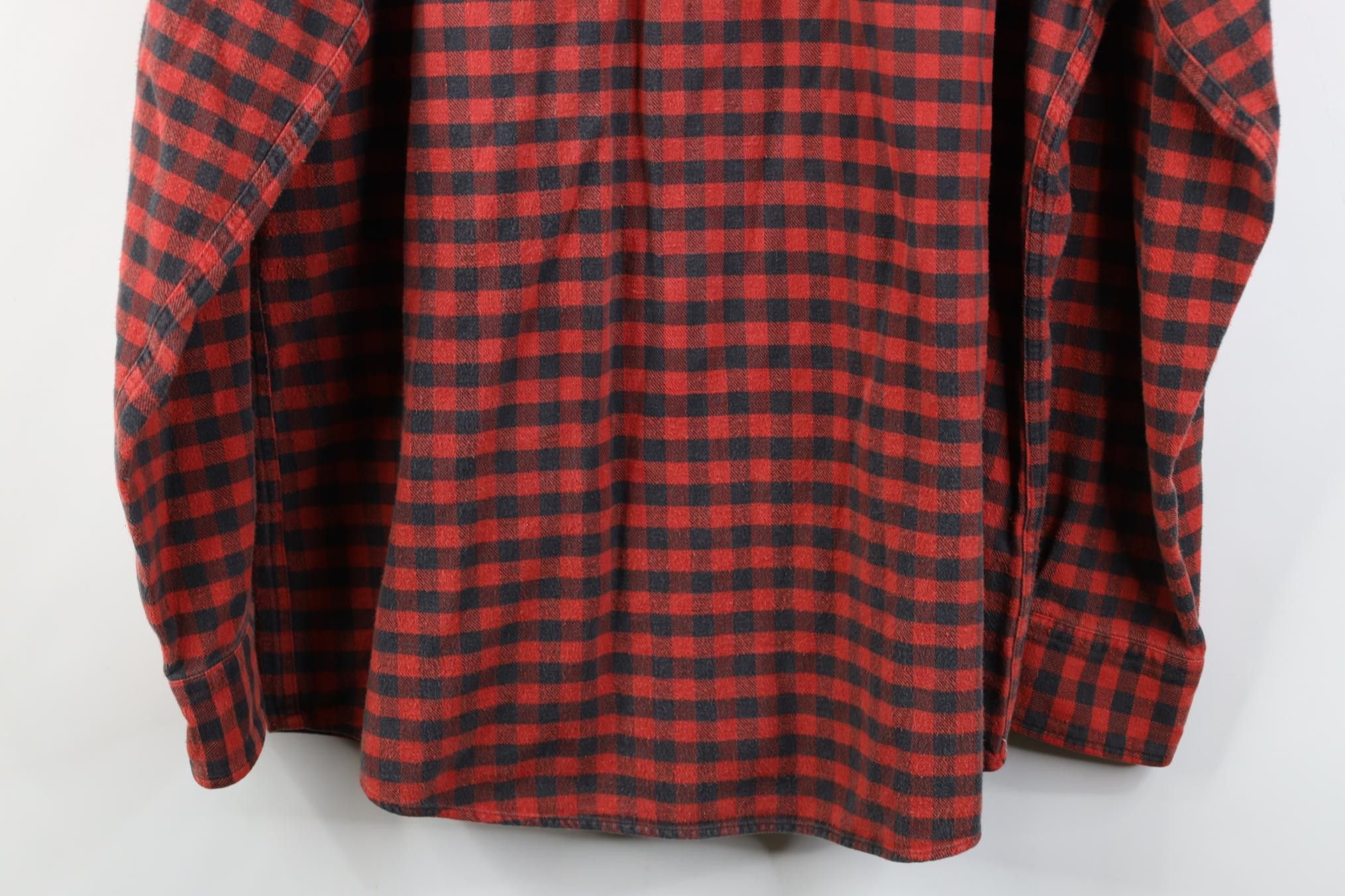 Lands' End Vintage 90s Lands End Collared Button Down Shirt Plaid Size US L / EU 52-54 / 3 - 11 Thumbnail