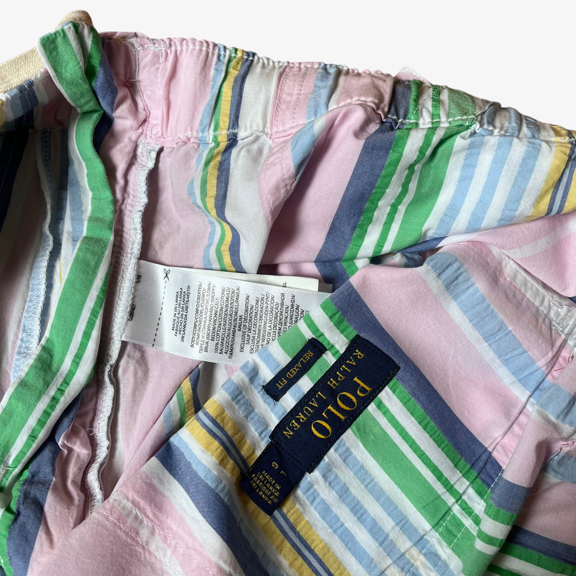 Ralph Lauren Vintage Y2K Polo Ralph Lauren Striped Shorts Size US 34 / EU 50 - 2 Thumbnail