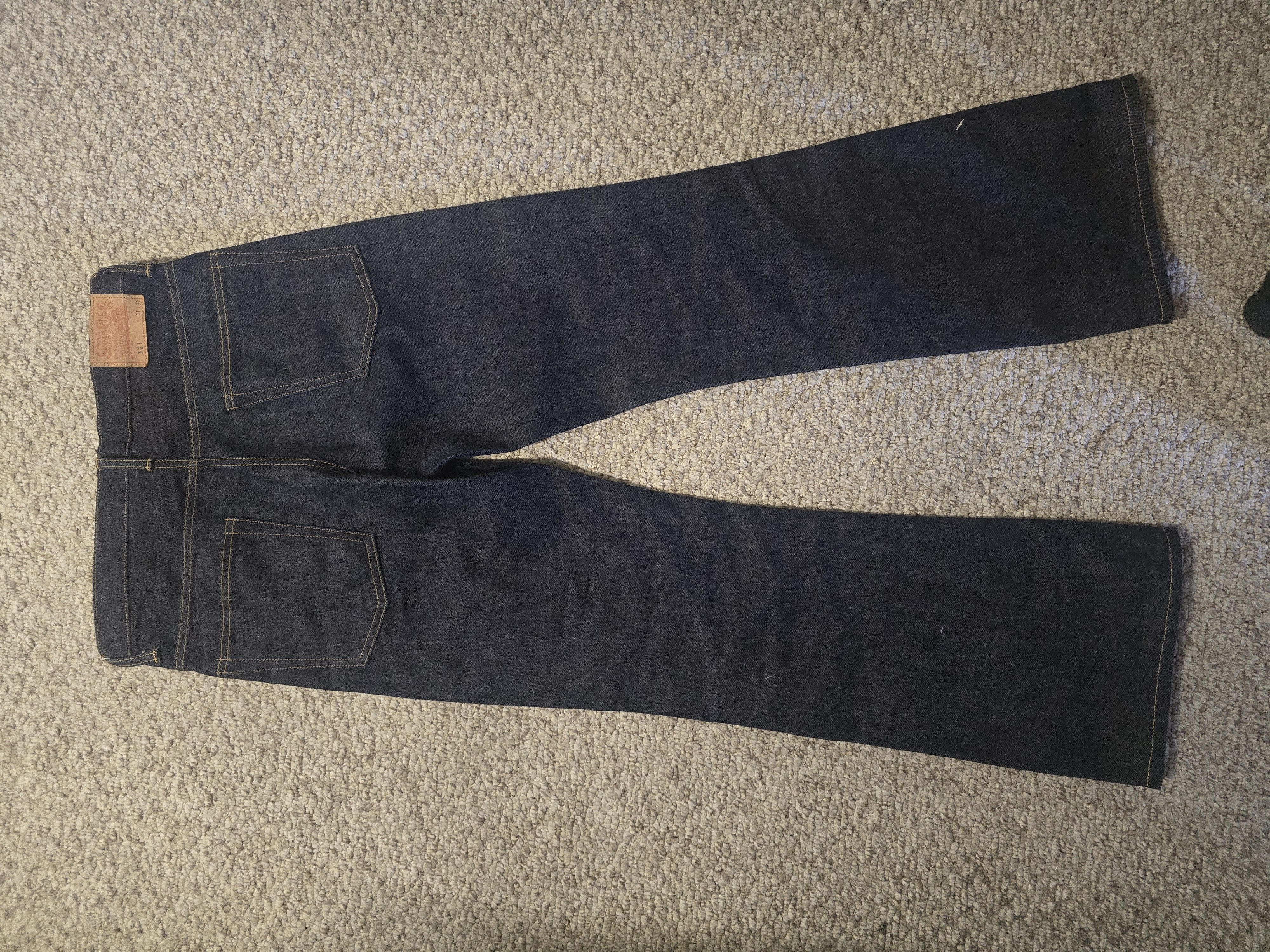 Sugar Cane 14oz Boot Cut Jeans Size US 31 - 1 Thumbnail