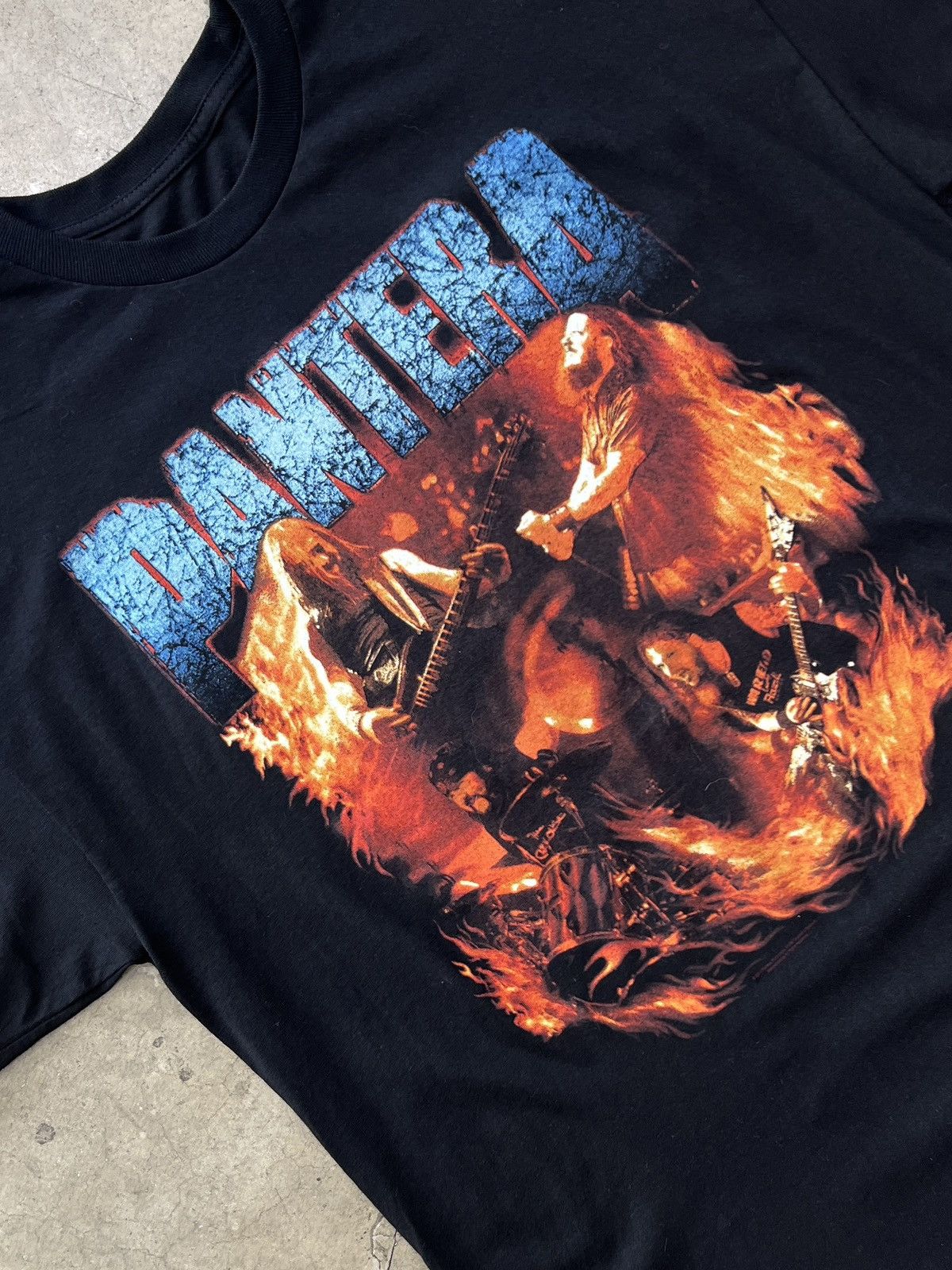 Band Tees Vintage Pantera Band Flames Concert Tee XL Size US XL / EU 56 / 4 - 1 Thumbnail