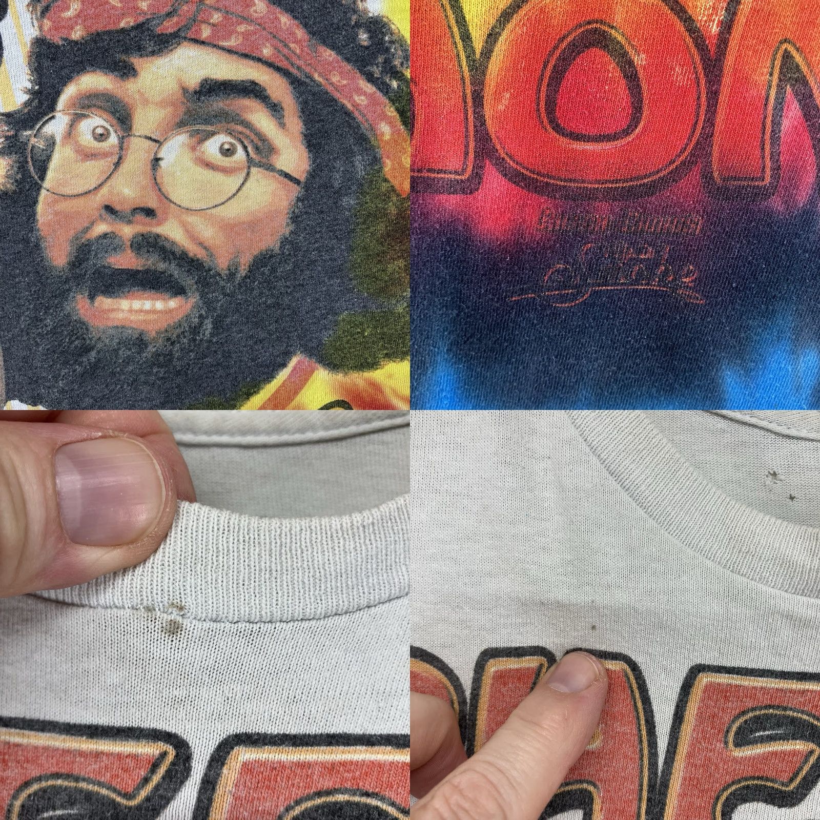 Vintage Cheech & Chong Up in Smoke Shirt Mens M Tie Dye Graphic Movie Tee Trippy WEAR Size US M / EU 48-50 / 2 - 8 Thumbnail