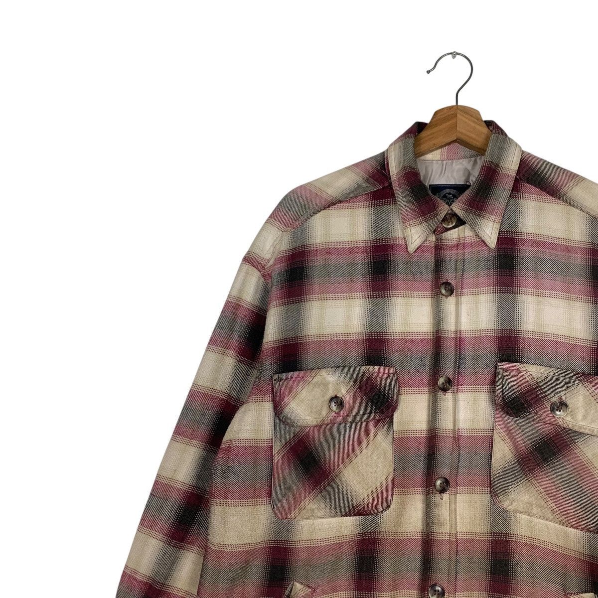 Flannel TRAY-UP Shadow Plaid Work Flannel Jacket #2149-C95 Size US L / EU 52-54 / 3 - 6 Thumbnail