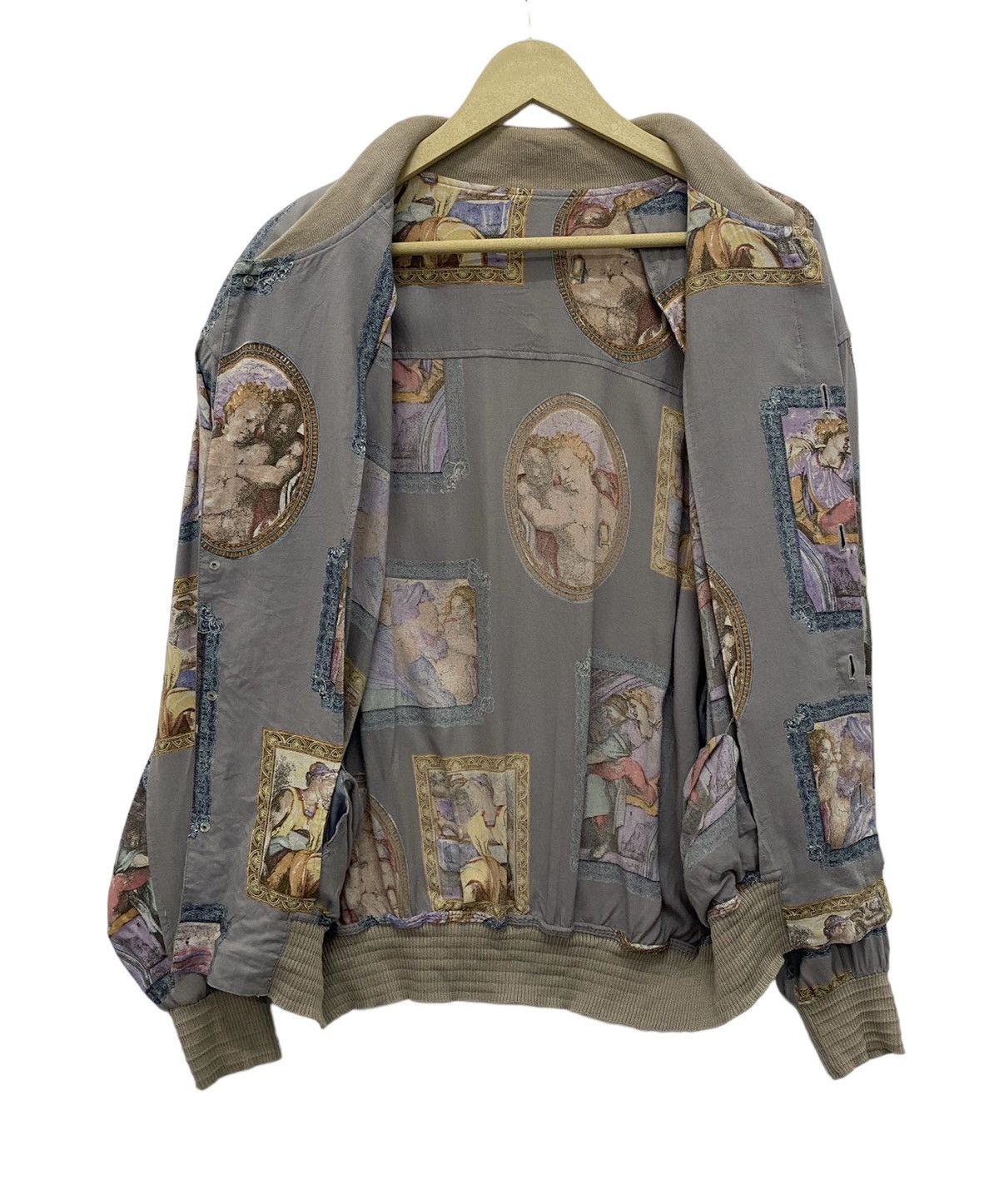 Celine Vintage celine Fullprint Art Design Jacket Size L / US 10 / IT 46 - 4 Thumbnail
