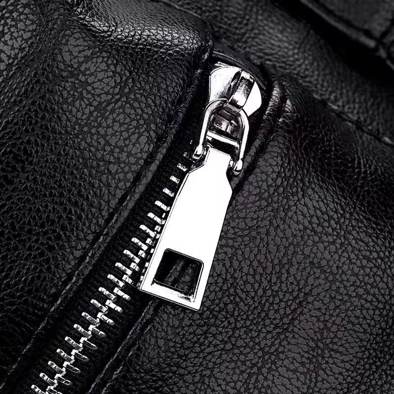 Japanese Brand Large Capacity Streetwear PU Leather Backpack Bag Size ONE SIZE - 7 Thumbnail