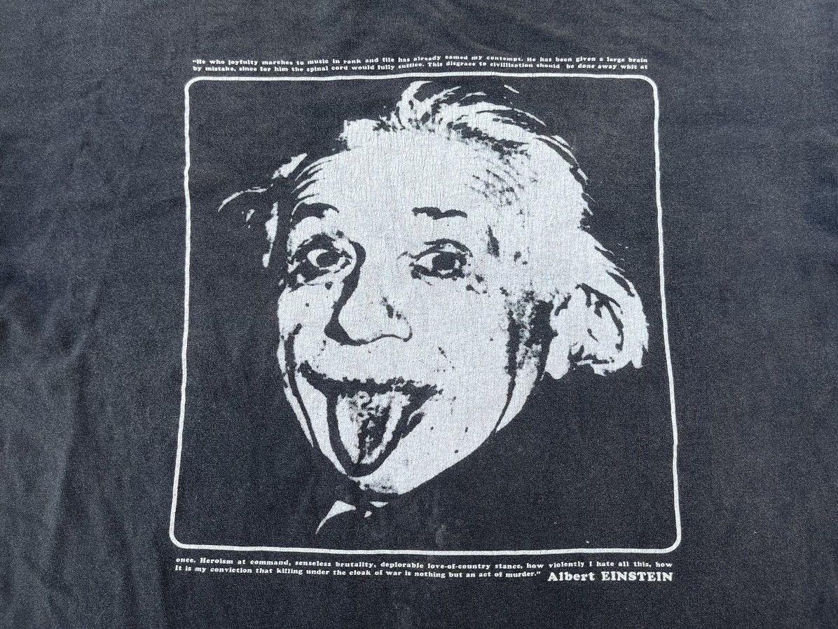 Vintage Vintage Albert Einstein Distressed T shirt M Punk Promo Rare Size US M / EU 48-50 / 2 - 3 Thumbnail