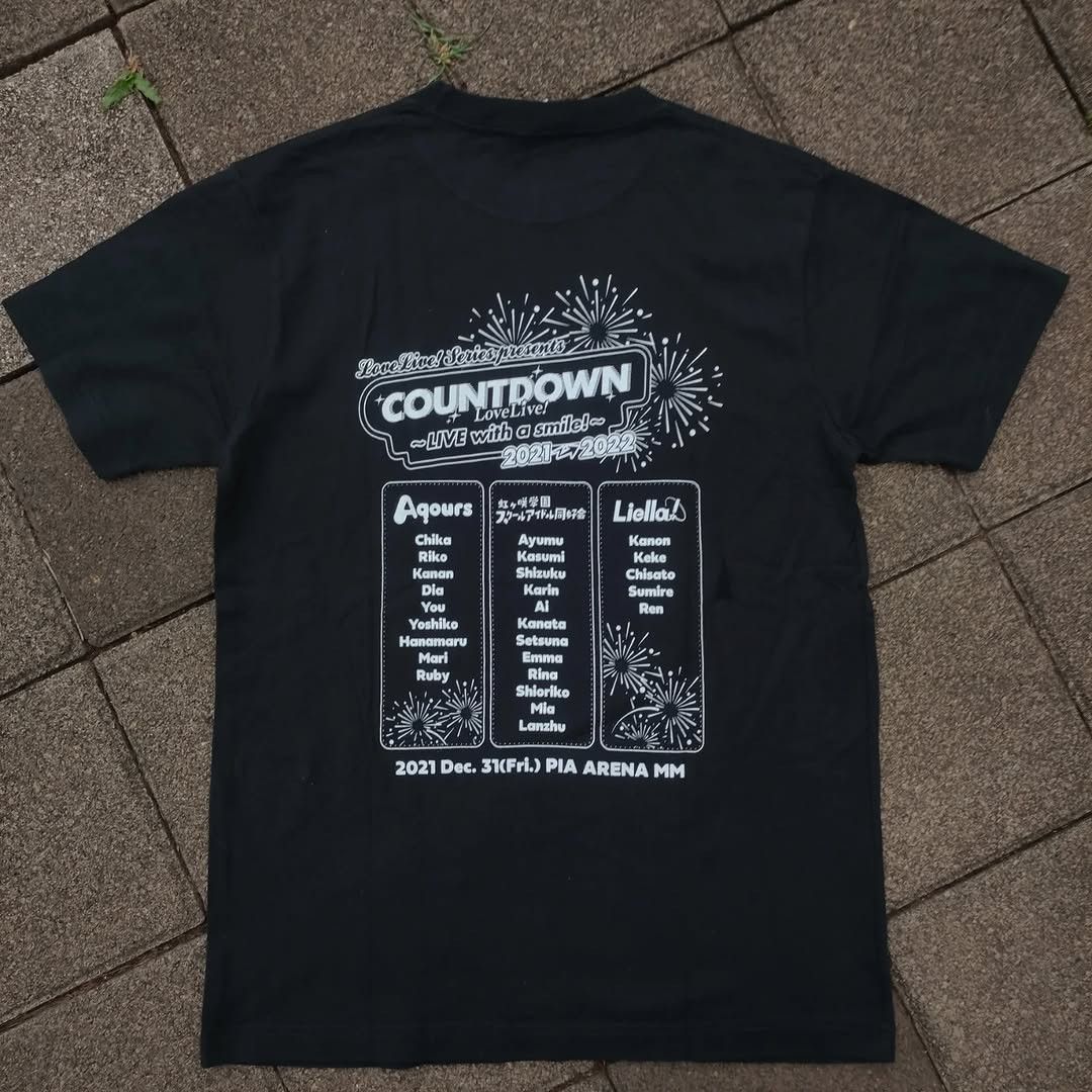 Anime Love Live! Countdown 2021-2022 Anime Tee Size US S / EU 44-46 / 1 - 5 Thumbnail