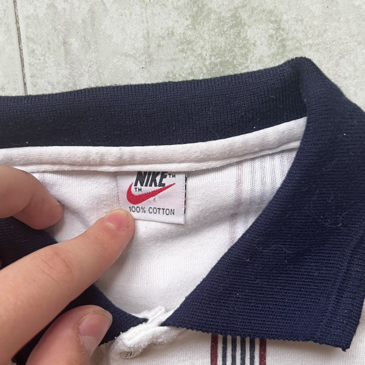 Nike × Vintage Polo de nike Size US L / EU 52-54 / 3 - 3 Thumbnail