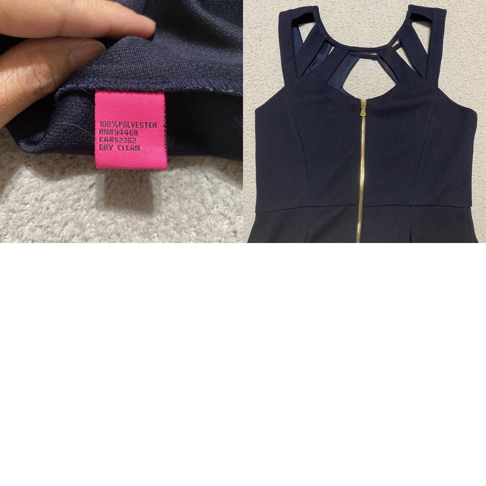 Betsey Johnson Betsey Johnson Dress Navy Blue Sleeveless Fit & Flare Size 10 Casual Party/Cocktail Women Size L / US 10 / IT 46 - 8 Thumbnail