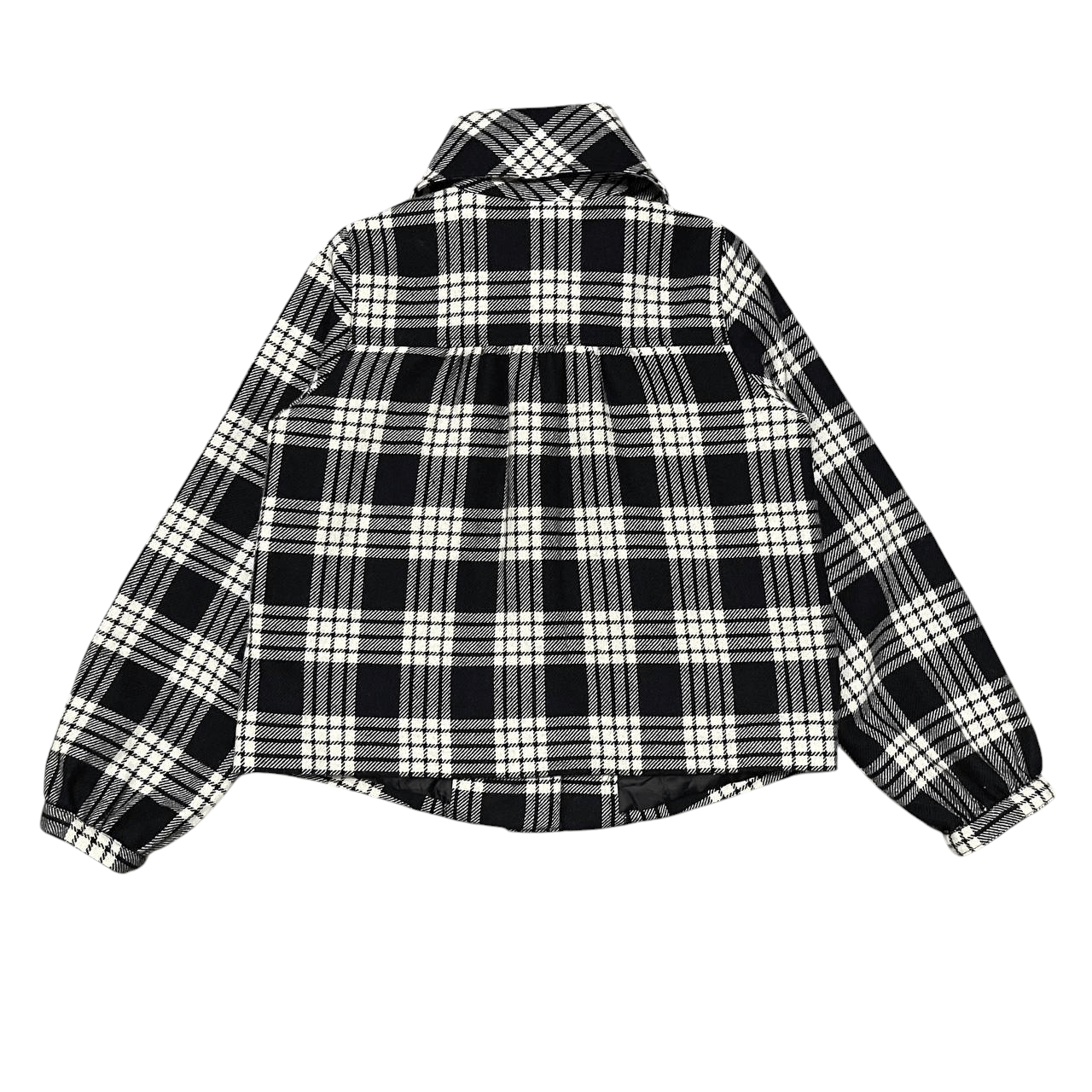 Levi's Vintage Levis Red Tab Checked Wool Coat High Neck Size M / US 6-8 / IT 42-44 - 10 Thumbnail