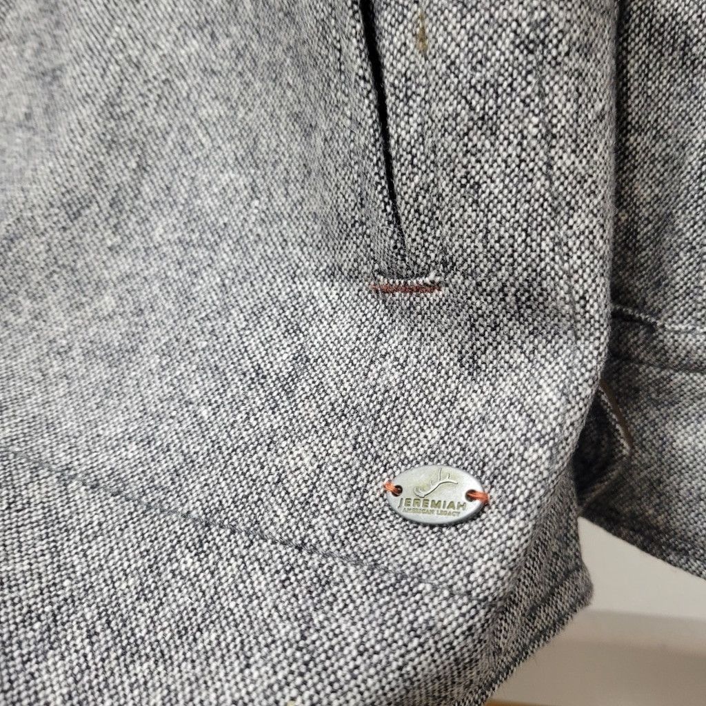 Other Jeremiah Gray Canvas Wool-Blend Shirt Jacket XL Men's $155 Size US XL / EU 56 / 4 - 15 Thumbnail