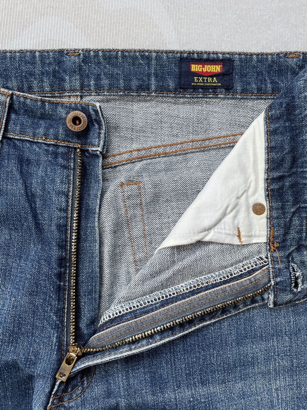 Big John × Vintage Big John Extra Straight Jeans (LG143) Size US 31 - 6 Thumbnail