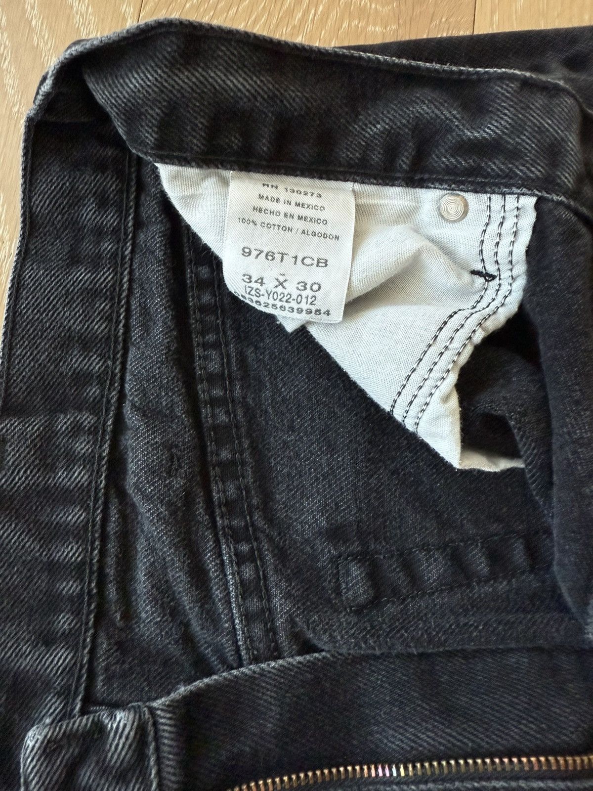 Wrangler Straight Leg Jeans Size US 34 / EU 50 - 4 Thumbnail