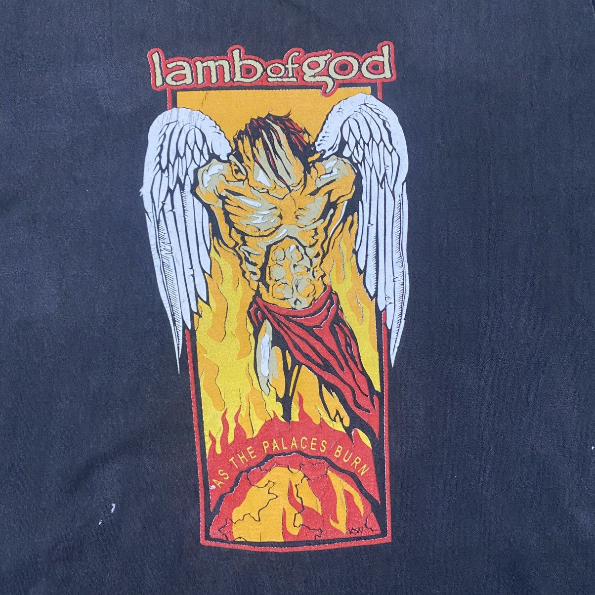 Band Tees Vintage LAMB OF GOD Shirt As The Places Burn Size US L / EU 52-54 / 3 - 6 Thumbnail