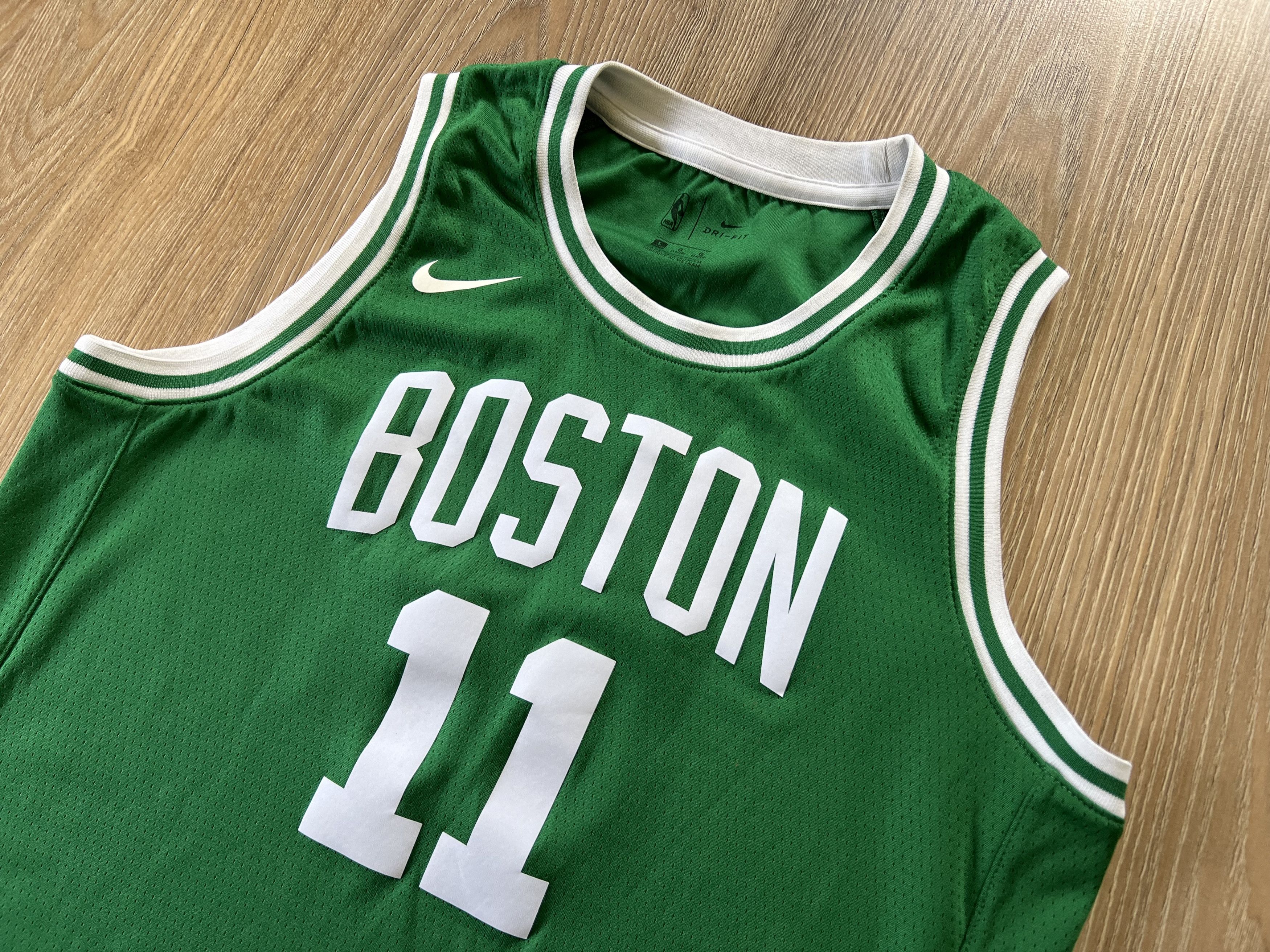 NBA × Nike × Vintage Nike Vintage Boston Celtics Kyrie Irving #11 Jersey Size US L / EU 52-54 / 3 - 2 Thumbnail