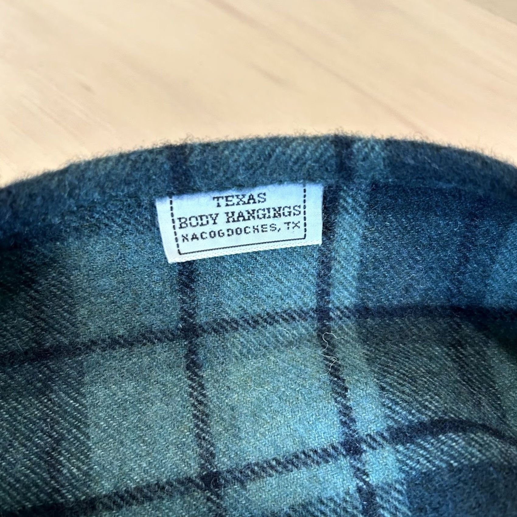 Vintage VINTAGE Texas Body Hangings Wool Plaid Wrap Poncho Cardigan Women’s One Size Size ONE SIZE - 3 Thumbnail