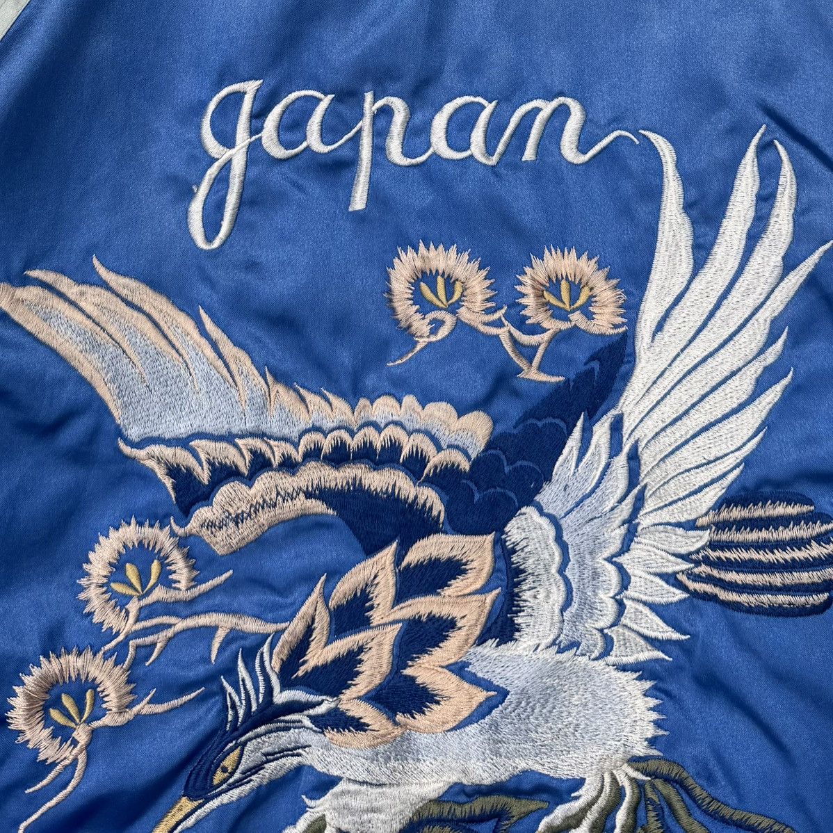 Vintage Vintage Japan Sukajan Souvenir Embroidery Eagle Satin Bomber Size US M / EU 48-50 / 2 - 9 Thumbnail
