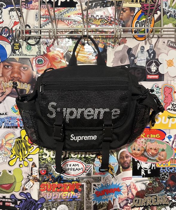 Supreme SS20 Supreme Mesh Waist Bag Black 2020 BOX LOGO 3M Rare OG Grailed