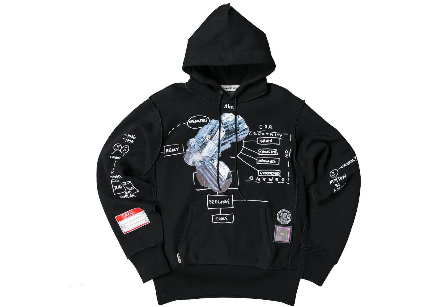 image of Advisory Board Crystals Peerless Planet Saving Hoodie in Black, Men's (Size Large)