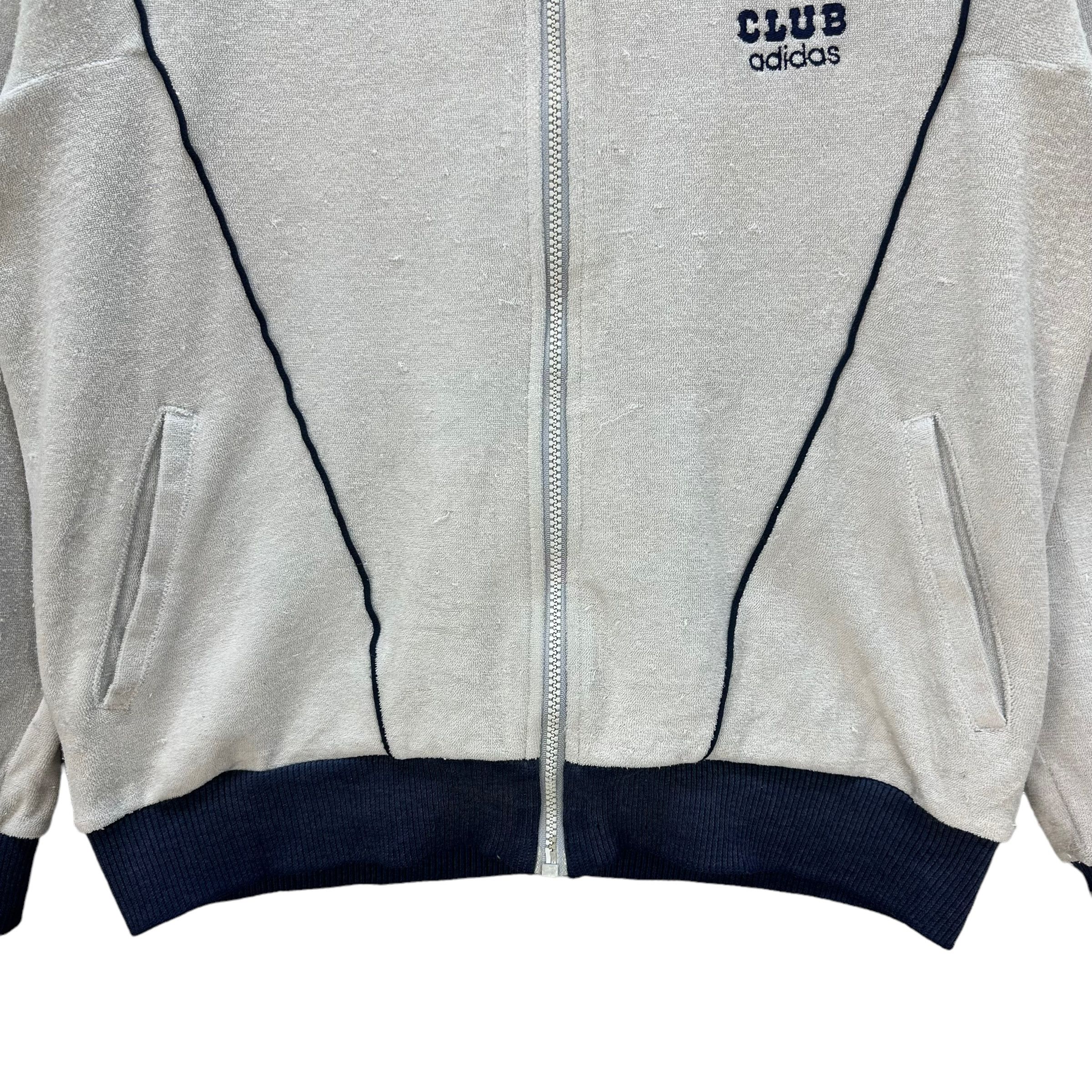 Adidas ADIDAS CLUB EMBROIDERY SMALL LOGO TRACK TOP JACKET #8901-036 Size US L / EU 52-54 / 3 - 3 Thumbnail