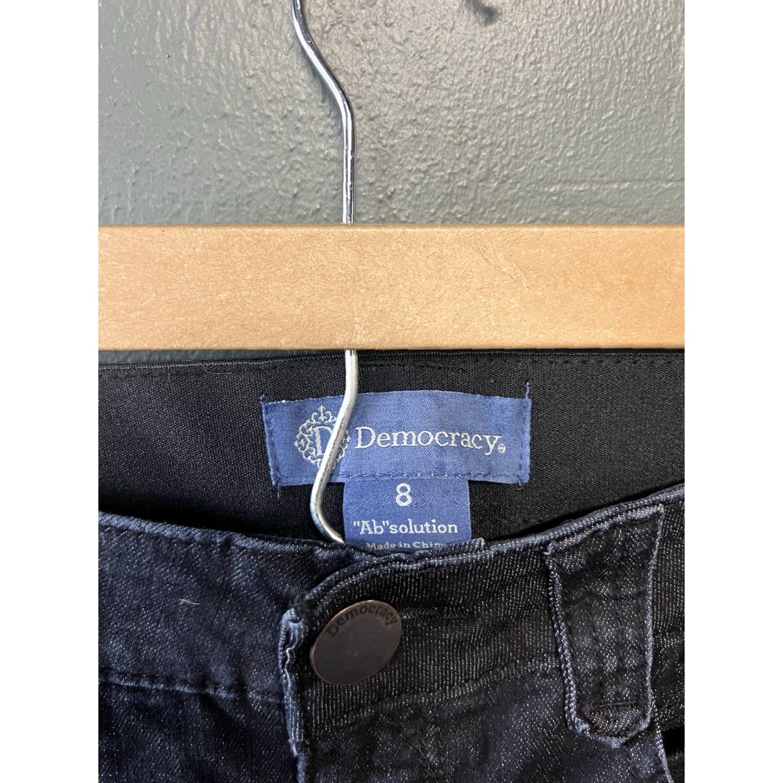 Vintage Democracy Womens Jeans Denim Blue 8 Stretch Tapered 28 in Inseam Size 30" / US 8 / IT 44 - 3 Thumbnail