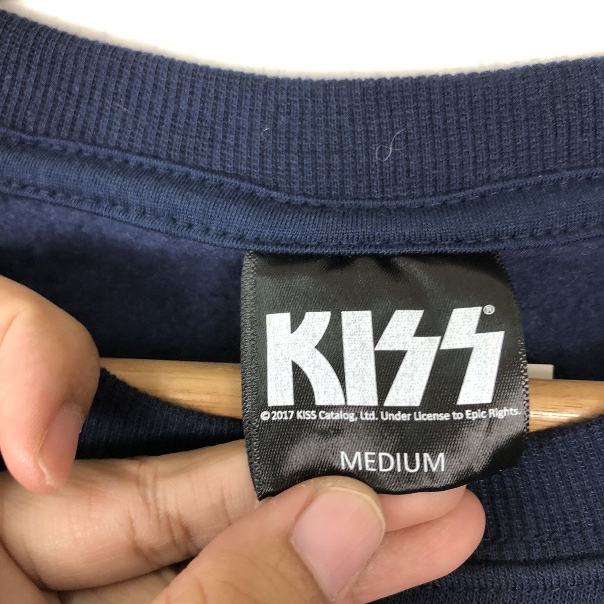 Band Tees VINTAGE SWEATSHIRT CREWNECK BAND KISS BIG LOGO Size US M / EU 48-50 / 2 - 9 Thumbnail